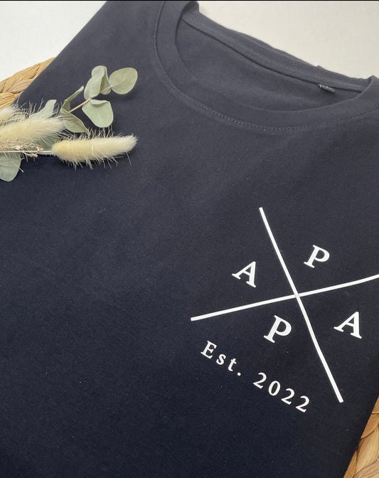 T-Shirt PAPA Geschenke für Papas zum Vatertag, Weihnachten oder Geburtstag