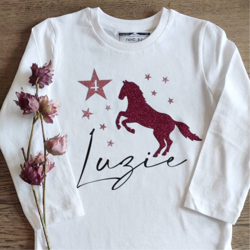 Geburtstagsshirt langarm für Mädchen