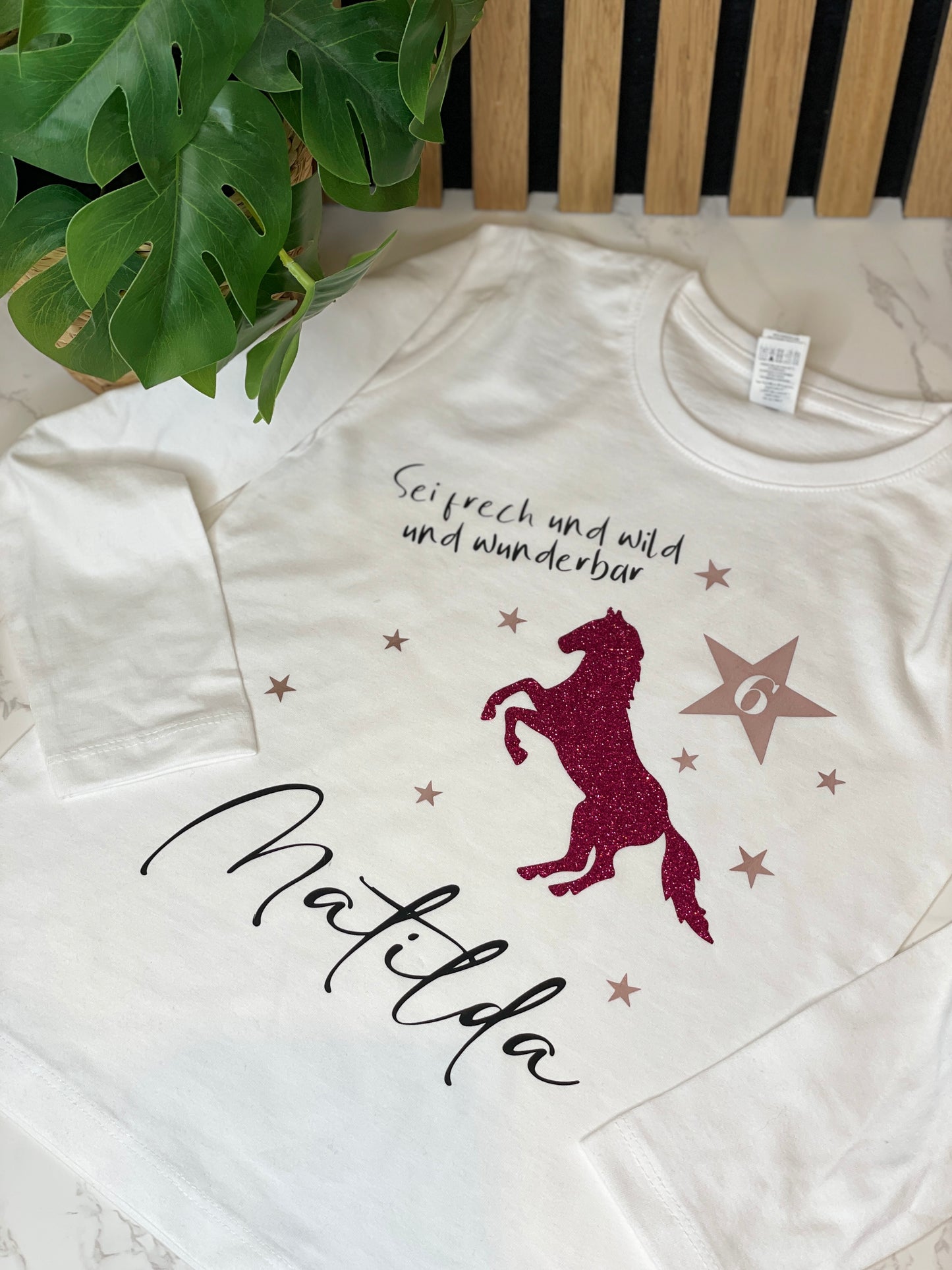 Geburtstagsshirt langarm für Mädchen