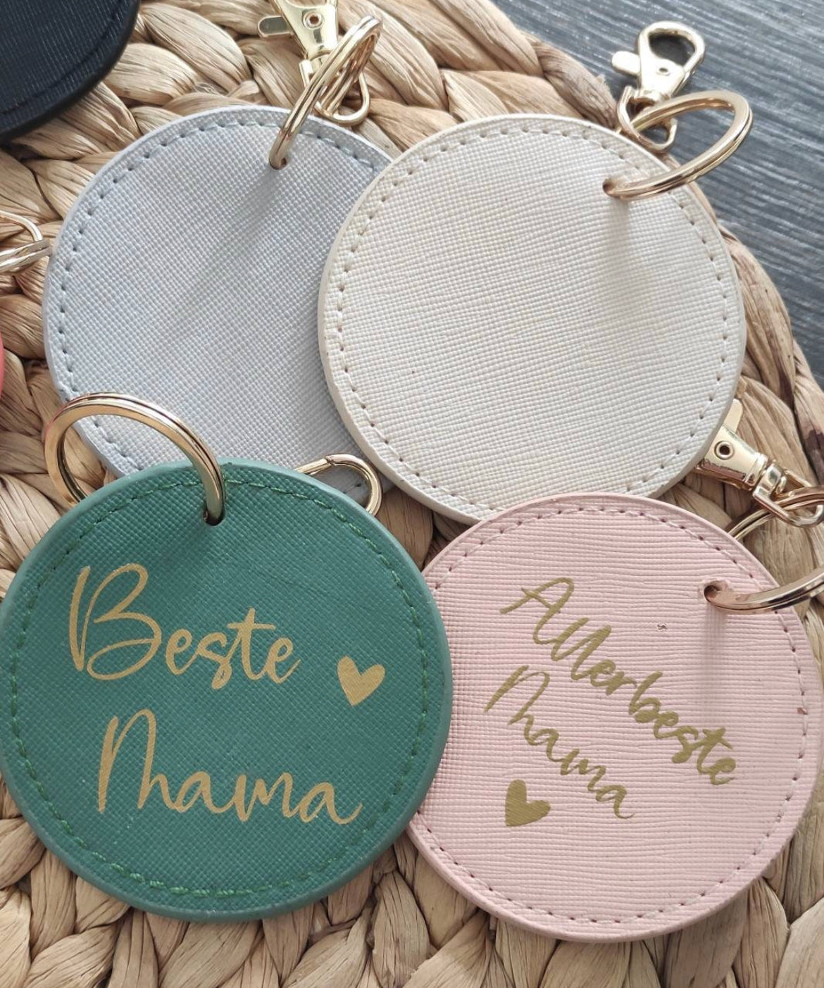 Keychain round Best Mom / Mother's Day gift