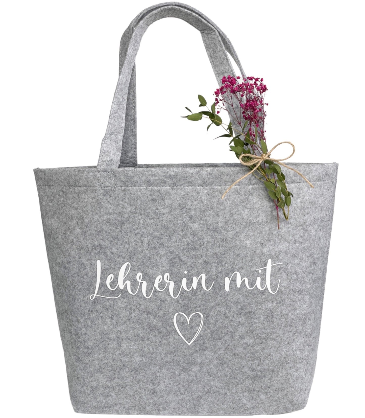 Lehrerin mit Herz untersch. Designs, Abschiedsgeschenk, Dankeschön / verschiedene Taschenmodelle