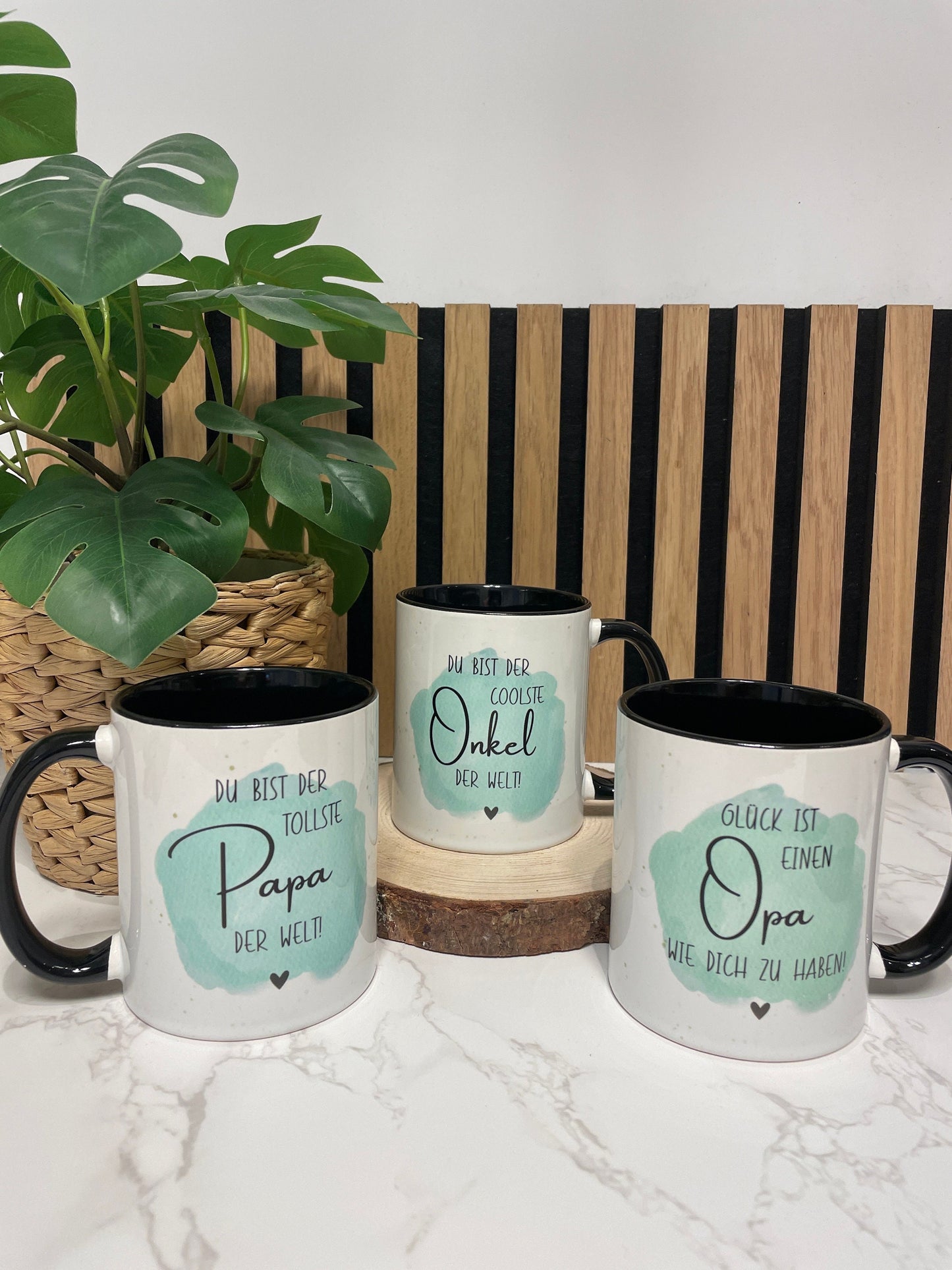 Tasse Opa Papa Onkel / Glück ist einen Opa wie dich zu haben , coolster Onkel, tollster Papa / Keramik Tasse