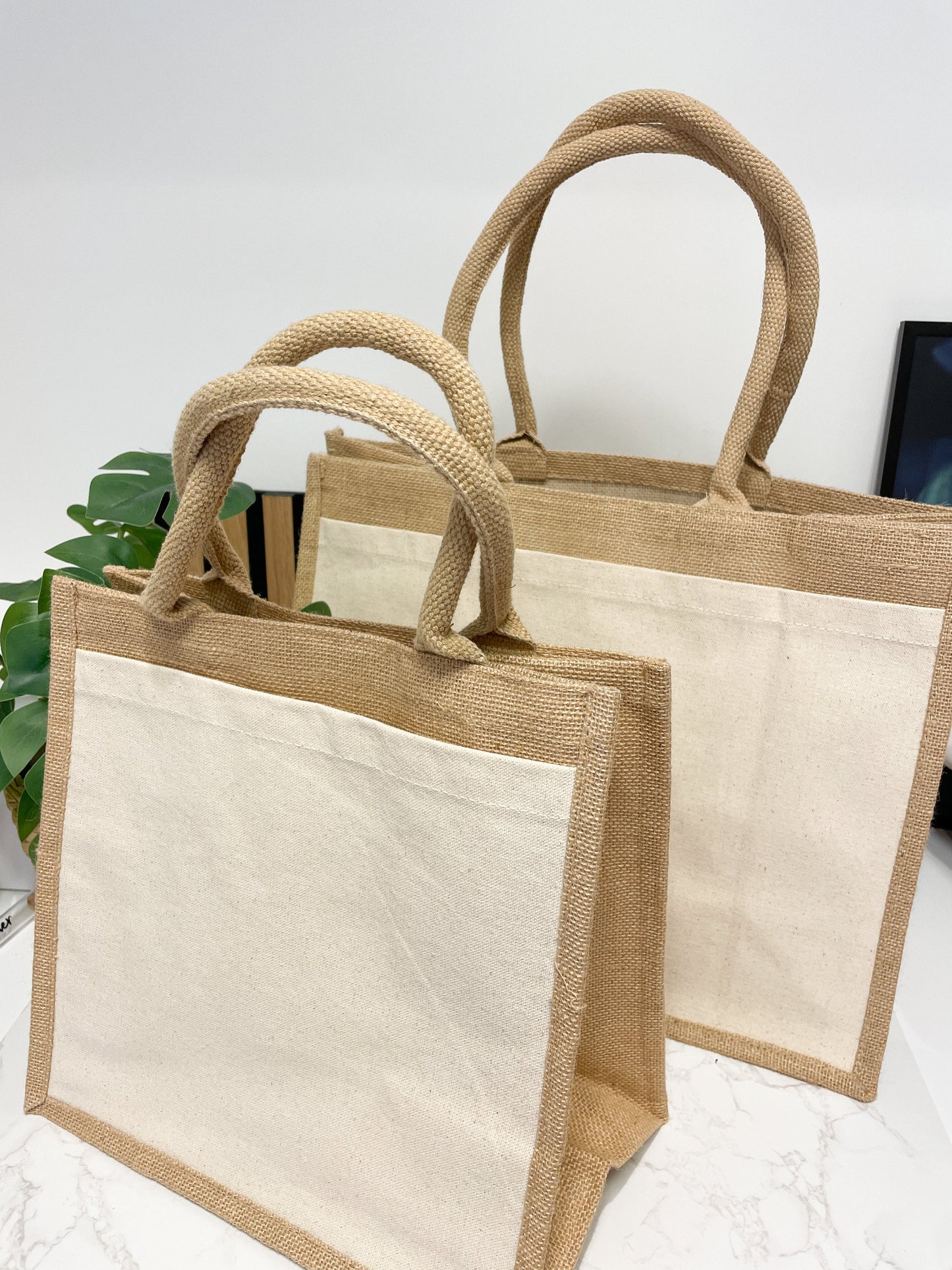 Hebamme mit Herz/ Abschiedsgeschenk/ Dankeschön für deine Hebamme / Jutetasche mit Baumwollfach