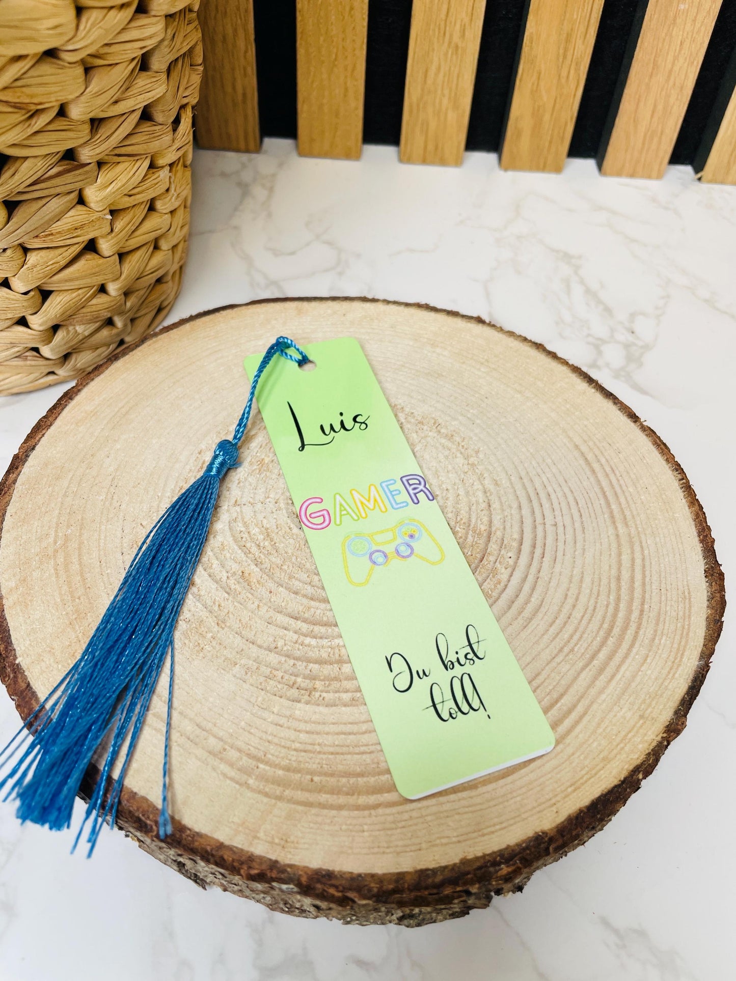 Personalisiertes Lesezeichen Geschenk für Kinder Schulkinder zum Schulanfang Erstklässler zur Einschulung