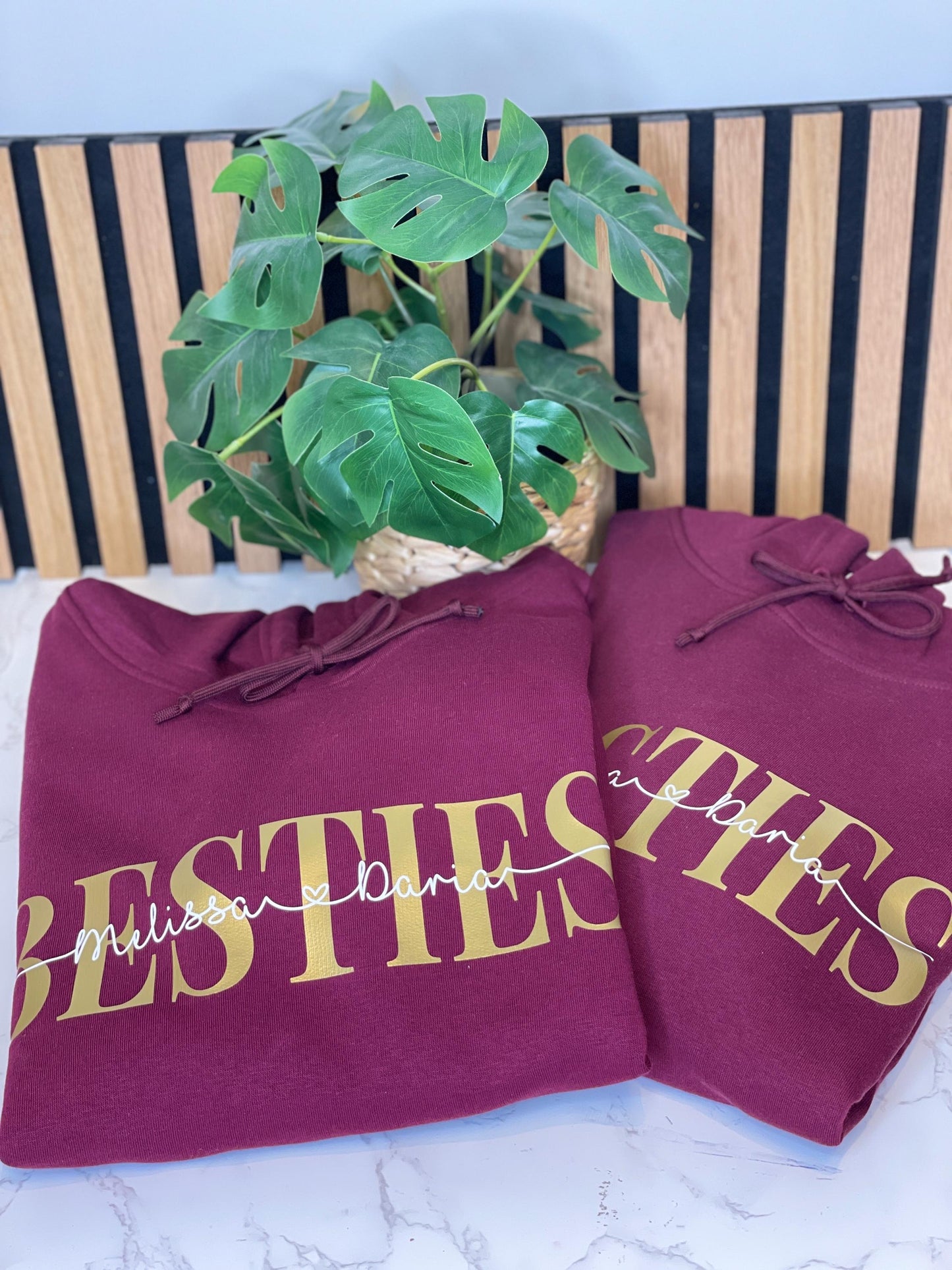 Besties Hoodie- für dich und deine beste Freundin, personalisiert