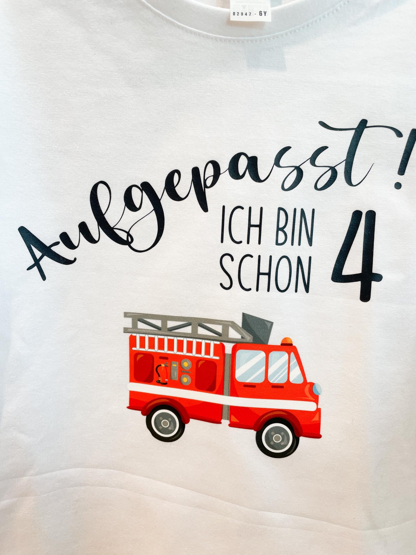 Geburtstag T-Shirt für Feuerwehrfans / T-Shirt mit Feuerwehr Für Kinder zum Geburtstag