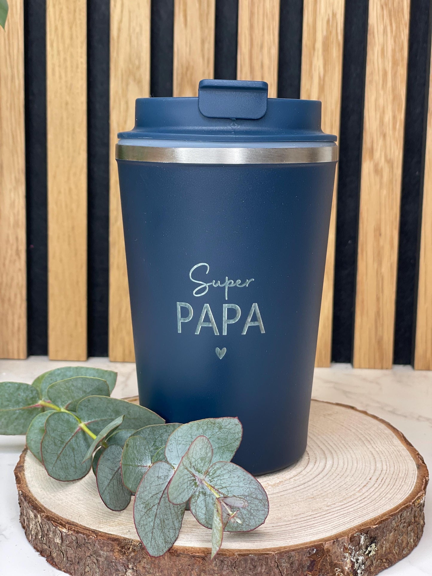 Super Papa, Kaffee to go Becher , Thermosbecher für den liebsten Papa der Welt