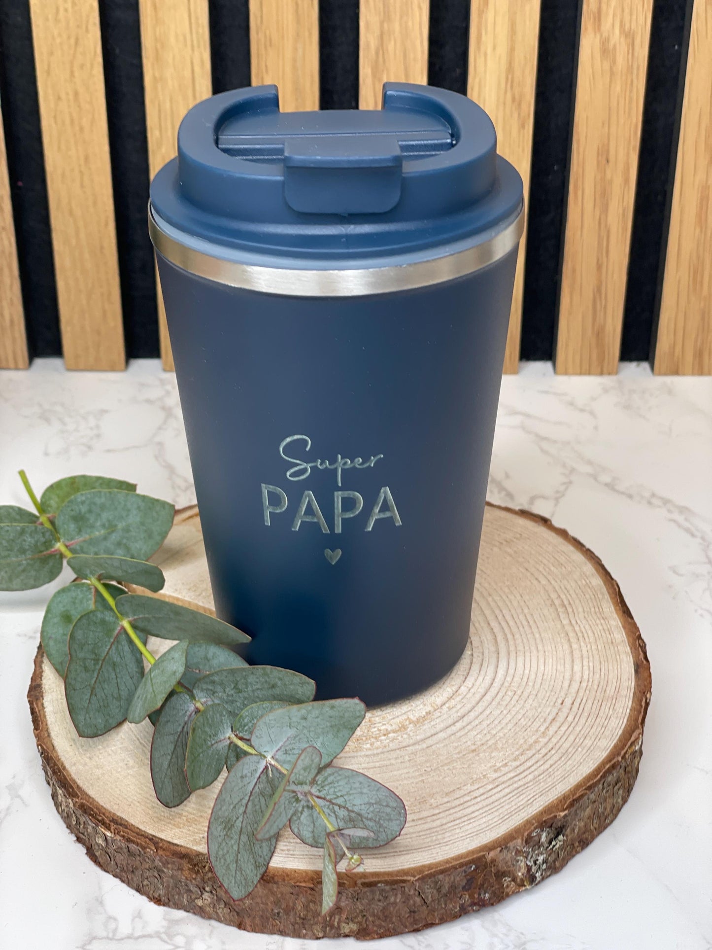 Super Papa, Kaffee to go Becher , Thermosbecher für den liebsten Papa der Welt