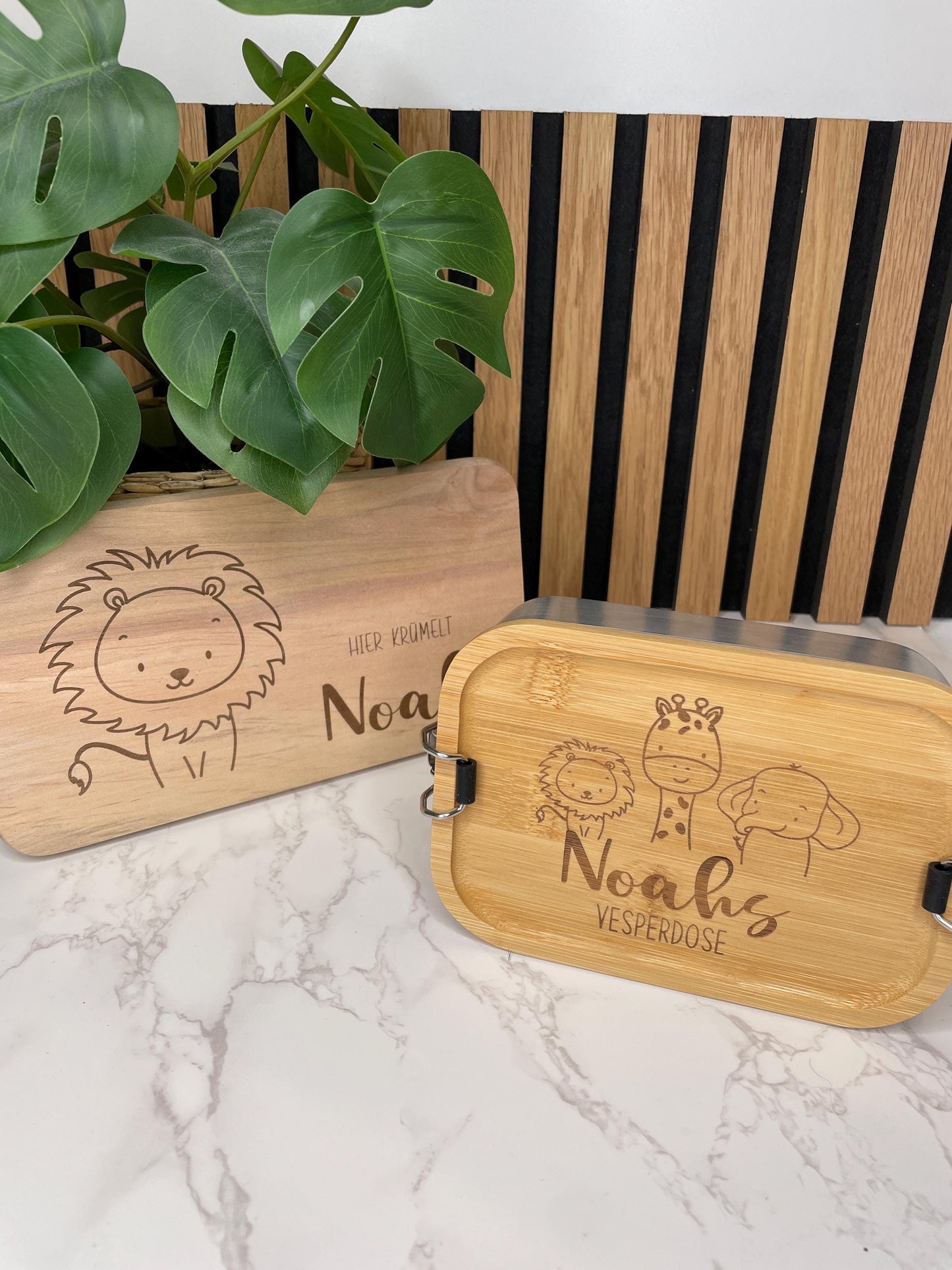 Edelstahldose für Kinder, personalisiert, Vesperdose als Geschenk zur Geburt oder Geburtstag