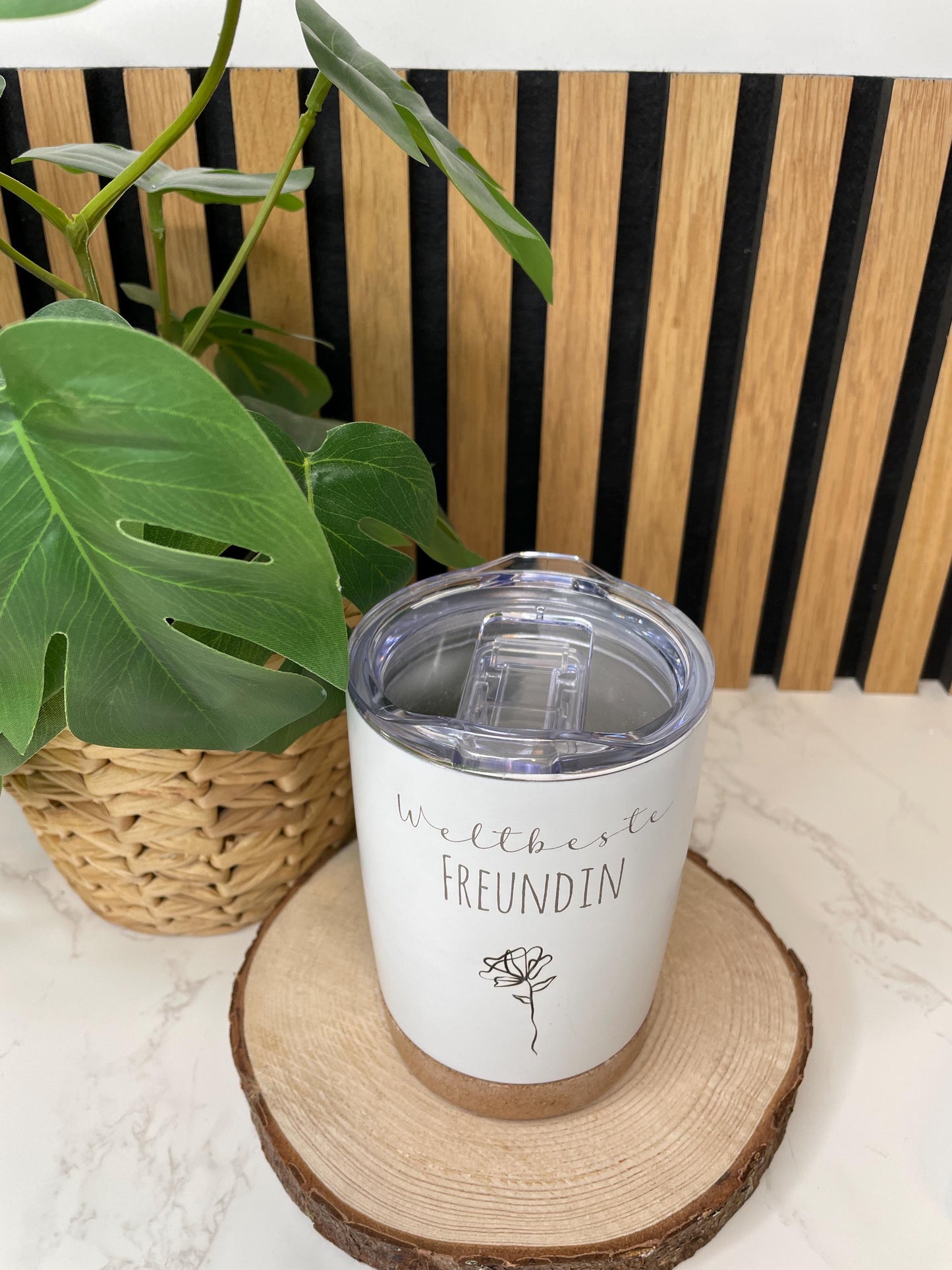 Weltbeste Freundein, Kaffee to go Becher , Thermosbecher für die tollste Freundin