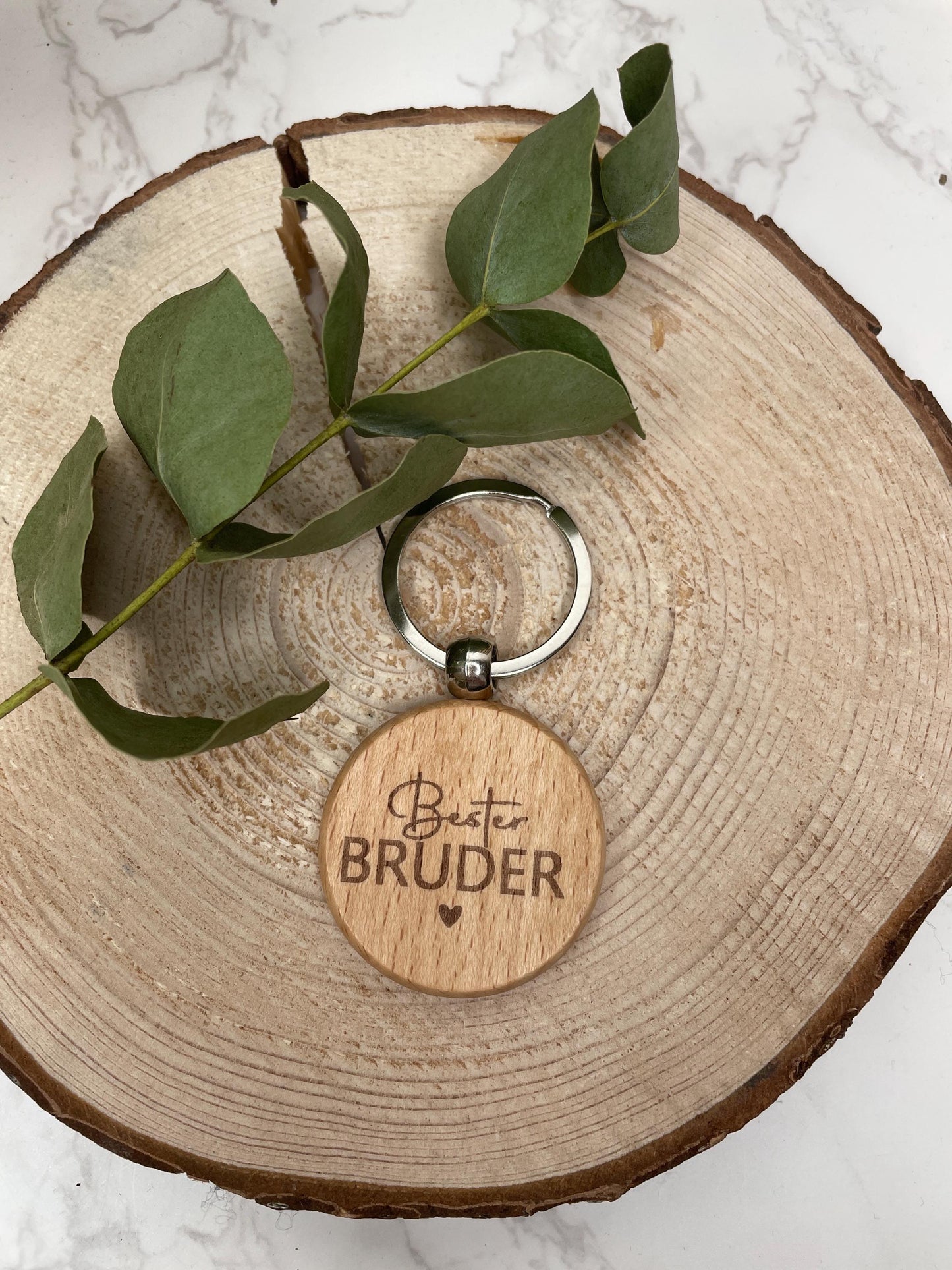 Schlüsselanhänger aus Holz mit deinem Wunschmotiv / Lehrerin / Mama / Papa / Bruder / Schwester