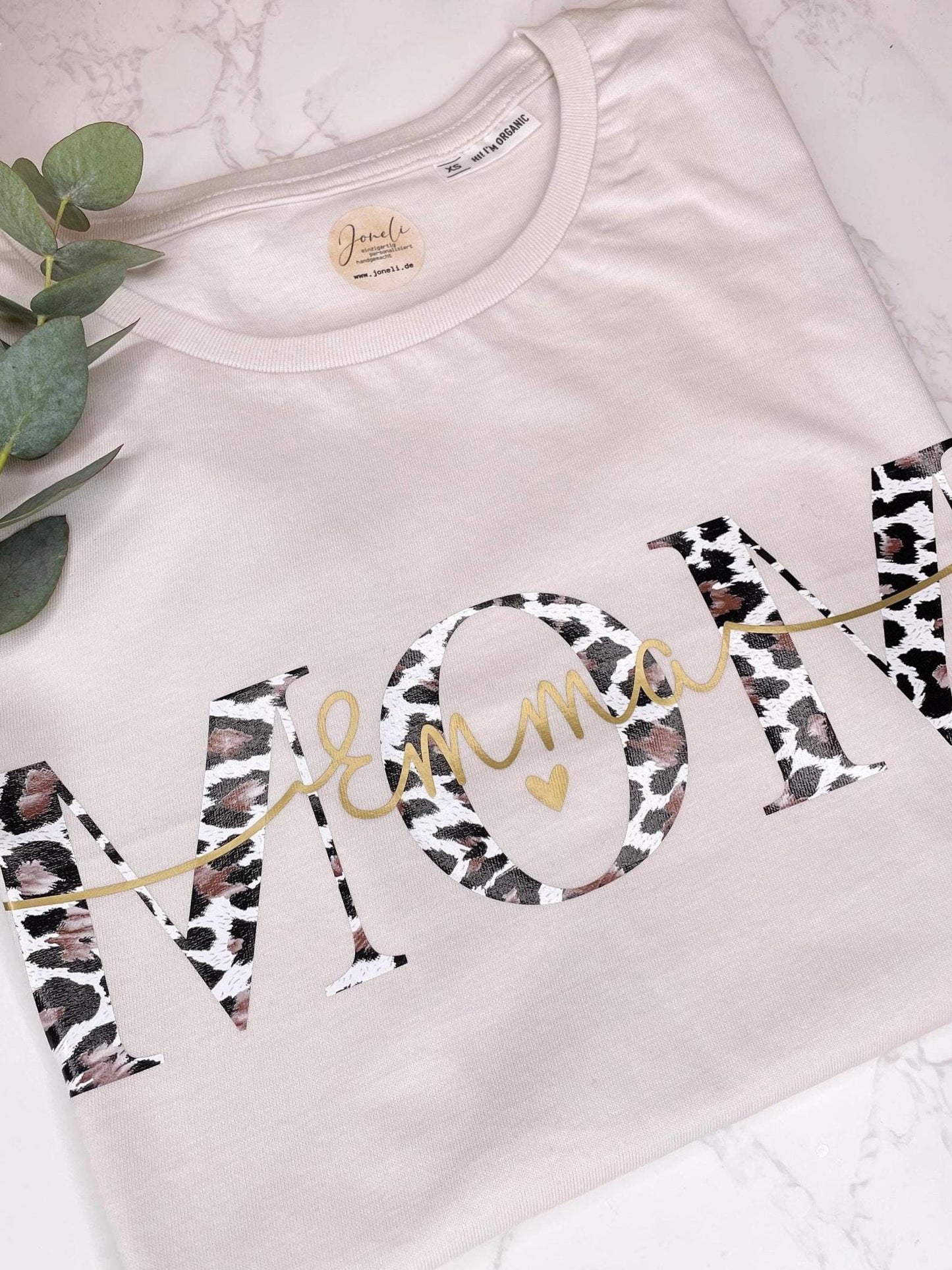 Mama T-Shirt / MOM / personalisiert mit den Namen der Kinder