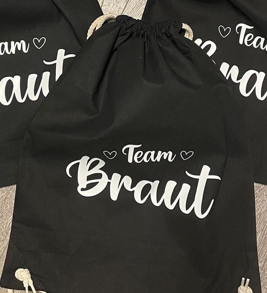 Junggesellinnenabschied / JGA / Rucksack / Turnbeutel / Braut / Bride - Mengenrabatt