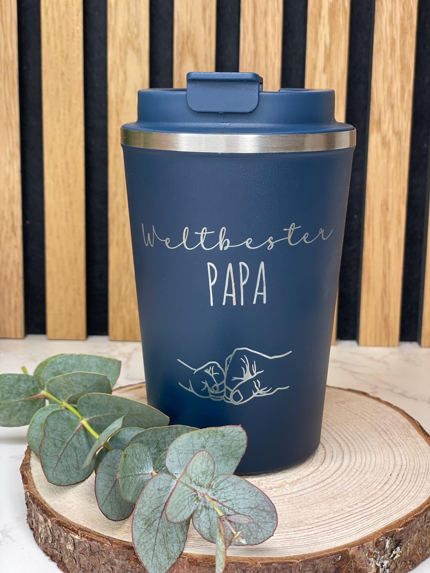 Weltbester Papa, Kaffee to go Becher , Thermosbecher für den liebsten Papa der Welt
