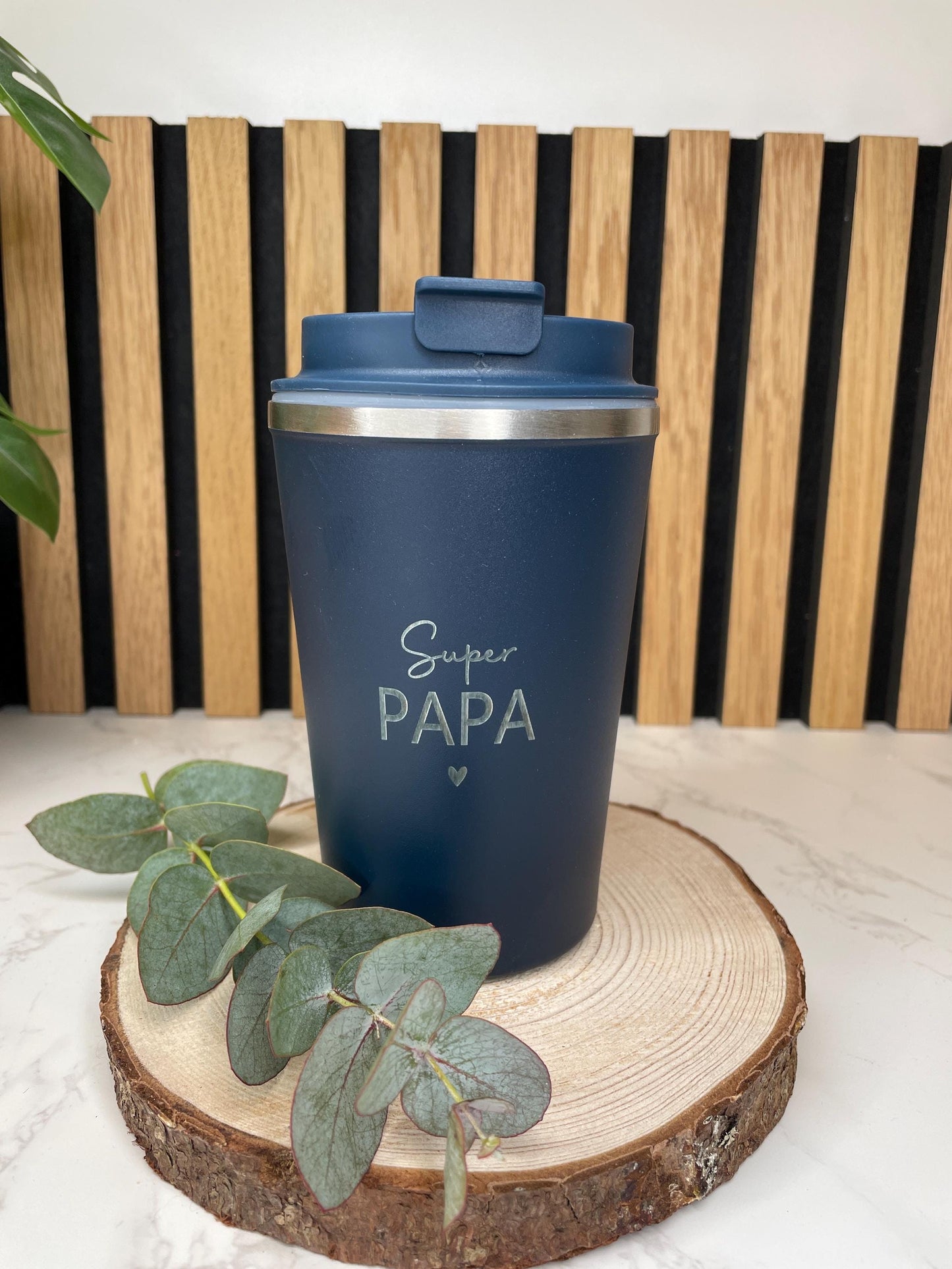 Super Papa, Kaffee to go Becher , Thermosbecher für den liebsten Papa der Welt
