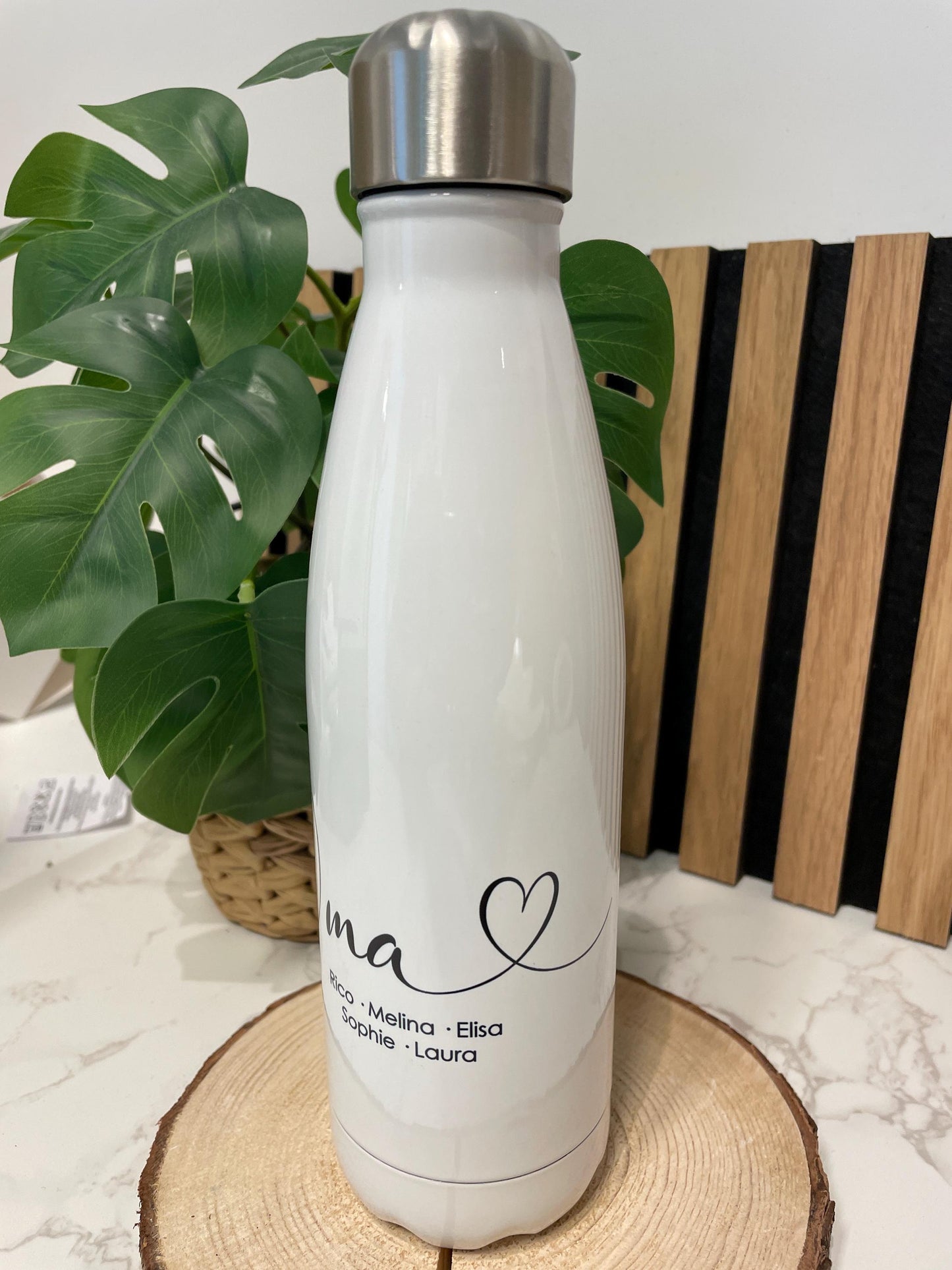 Thermosflasche / Trinkflasche Oma Opa Enkel oder personalisiert mit dem Namen , 500ml