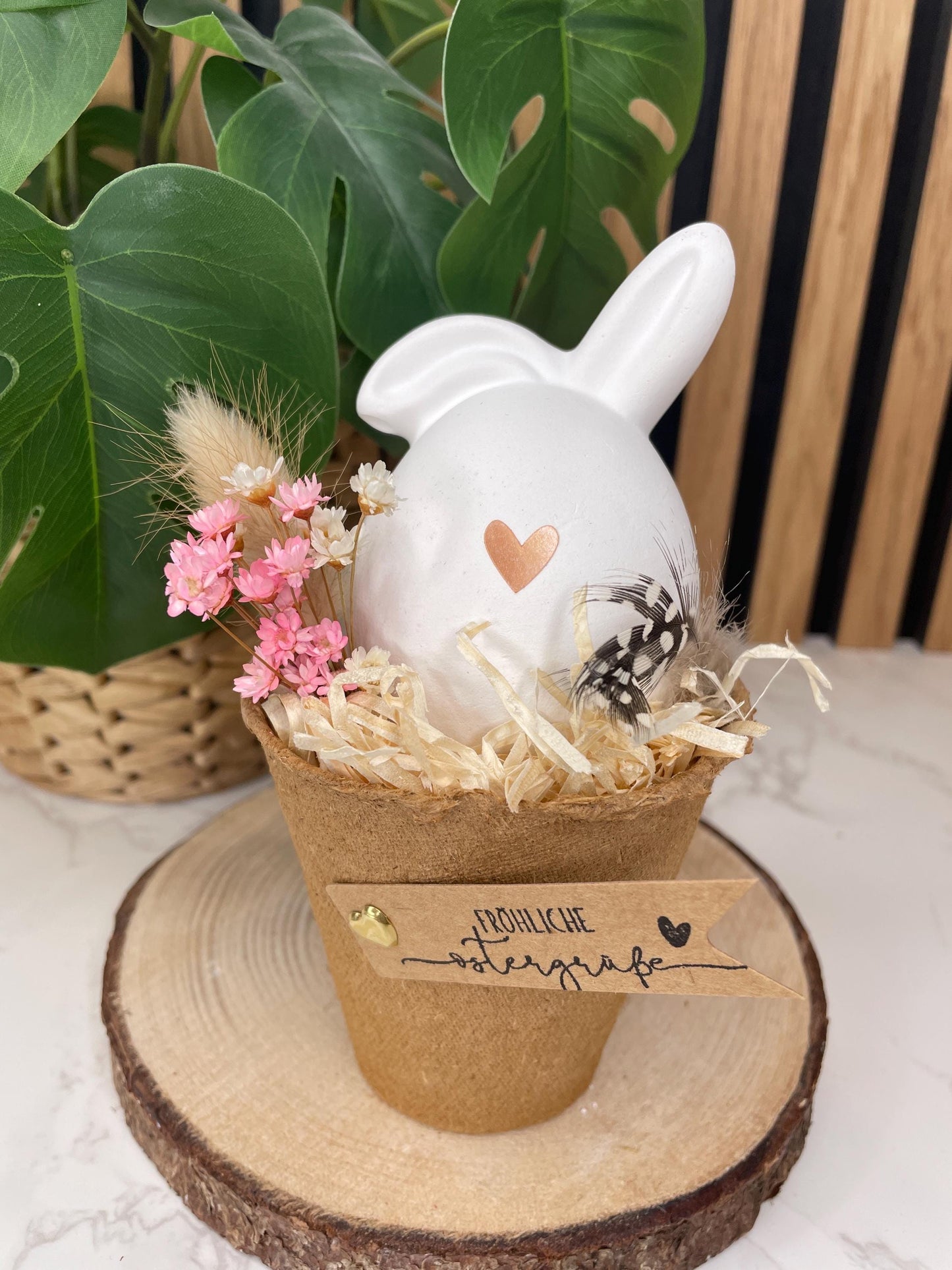 Geschenkset zu Ostern / Osterkörbchen/ Raysin Osterhase