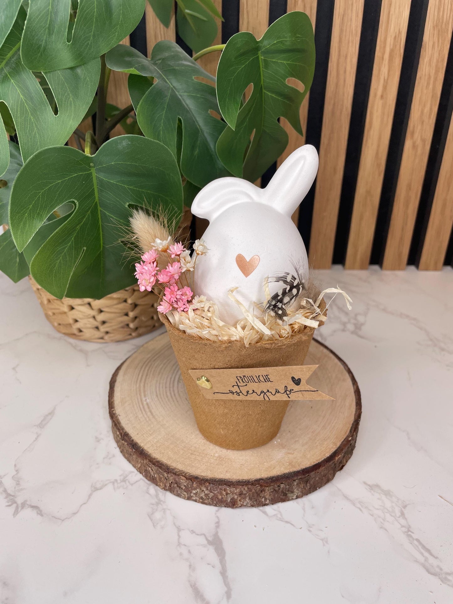Geschenkset zu Ostern / Osterkörbchen/ Raysin Osterhase