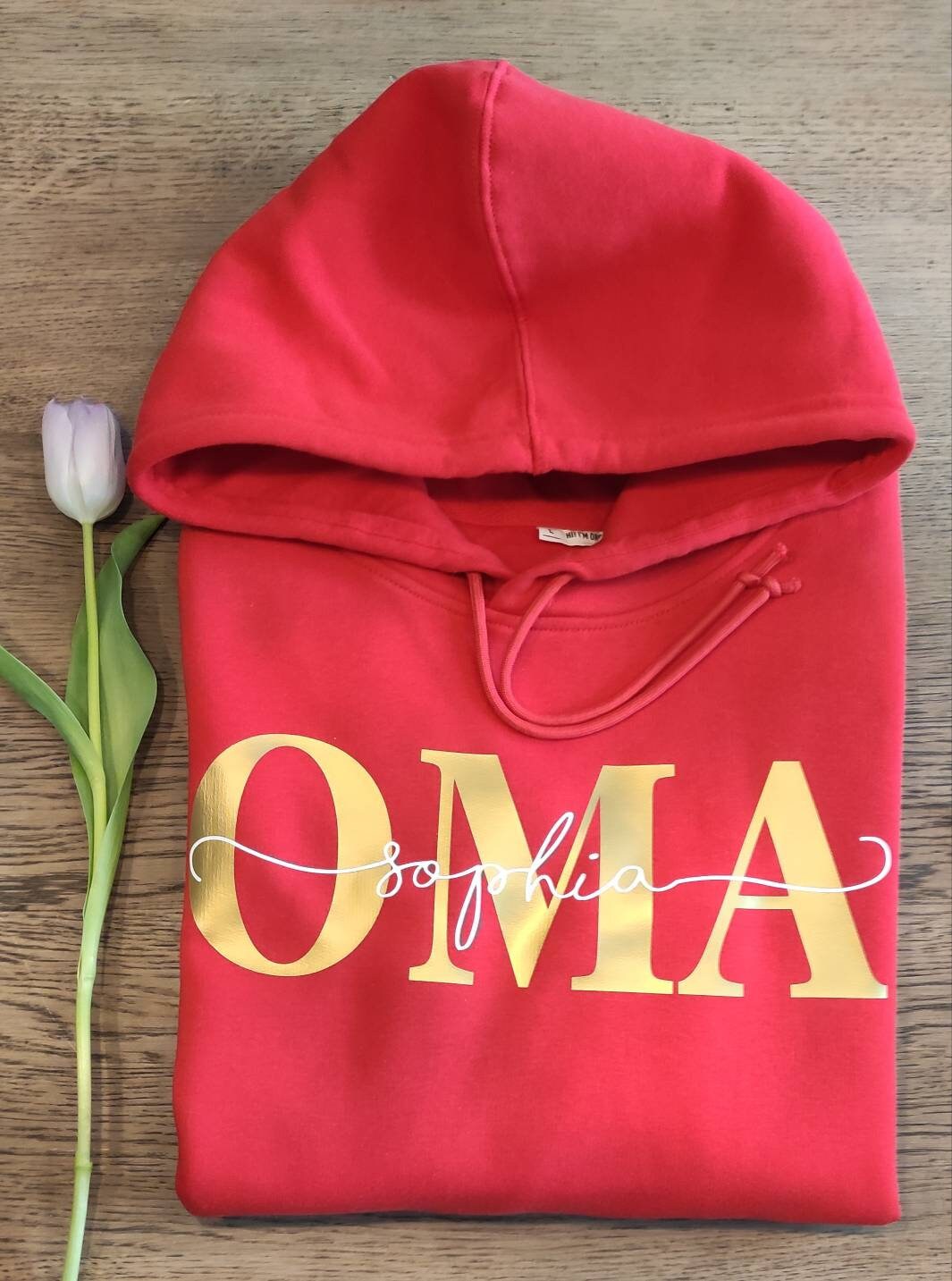 Hoodie personalisiert Oma Opa Mom dad Kinder Geschenk