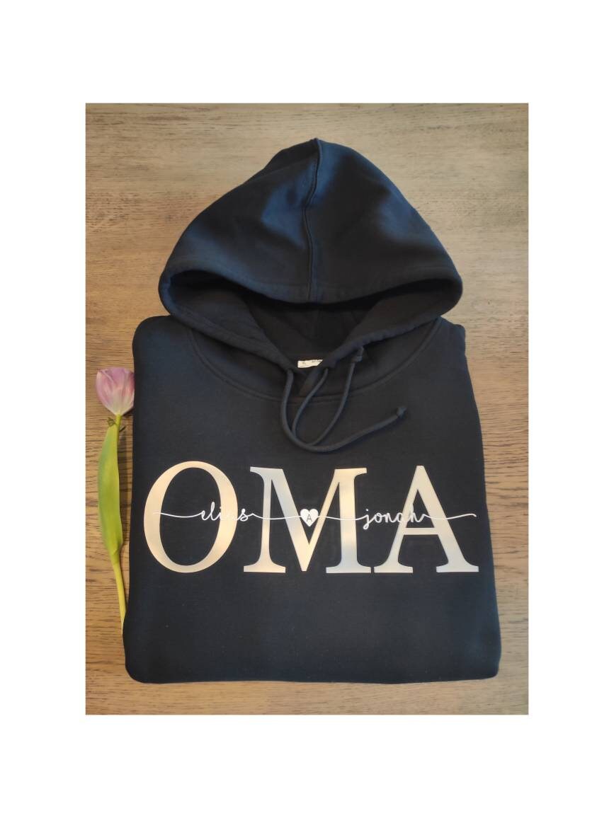 Hoodie personalisiert Oma Opa Mom dad Kinder Geschenk