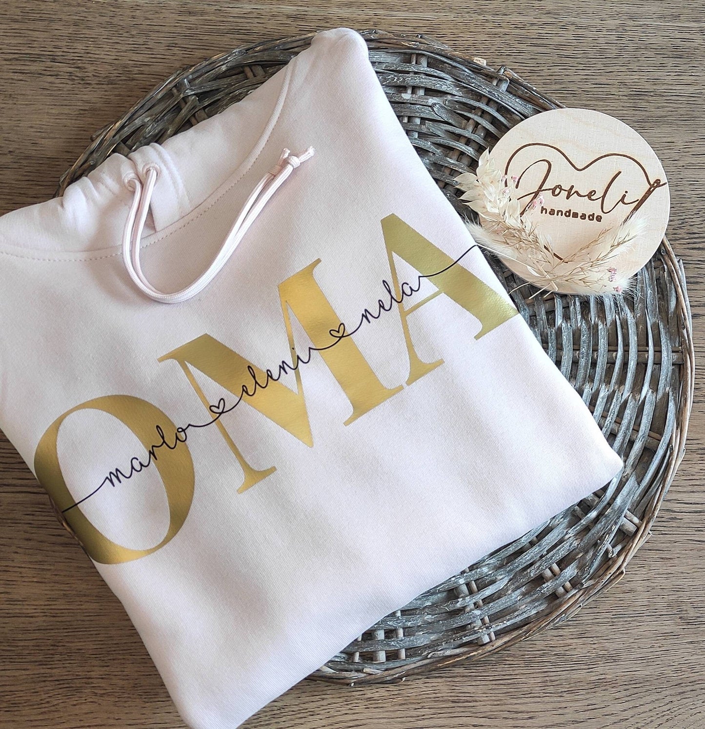 Hoodie personalisiert Oma Opa Mom dad Kinder Geschenk
