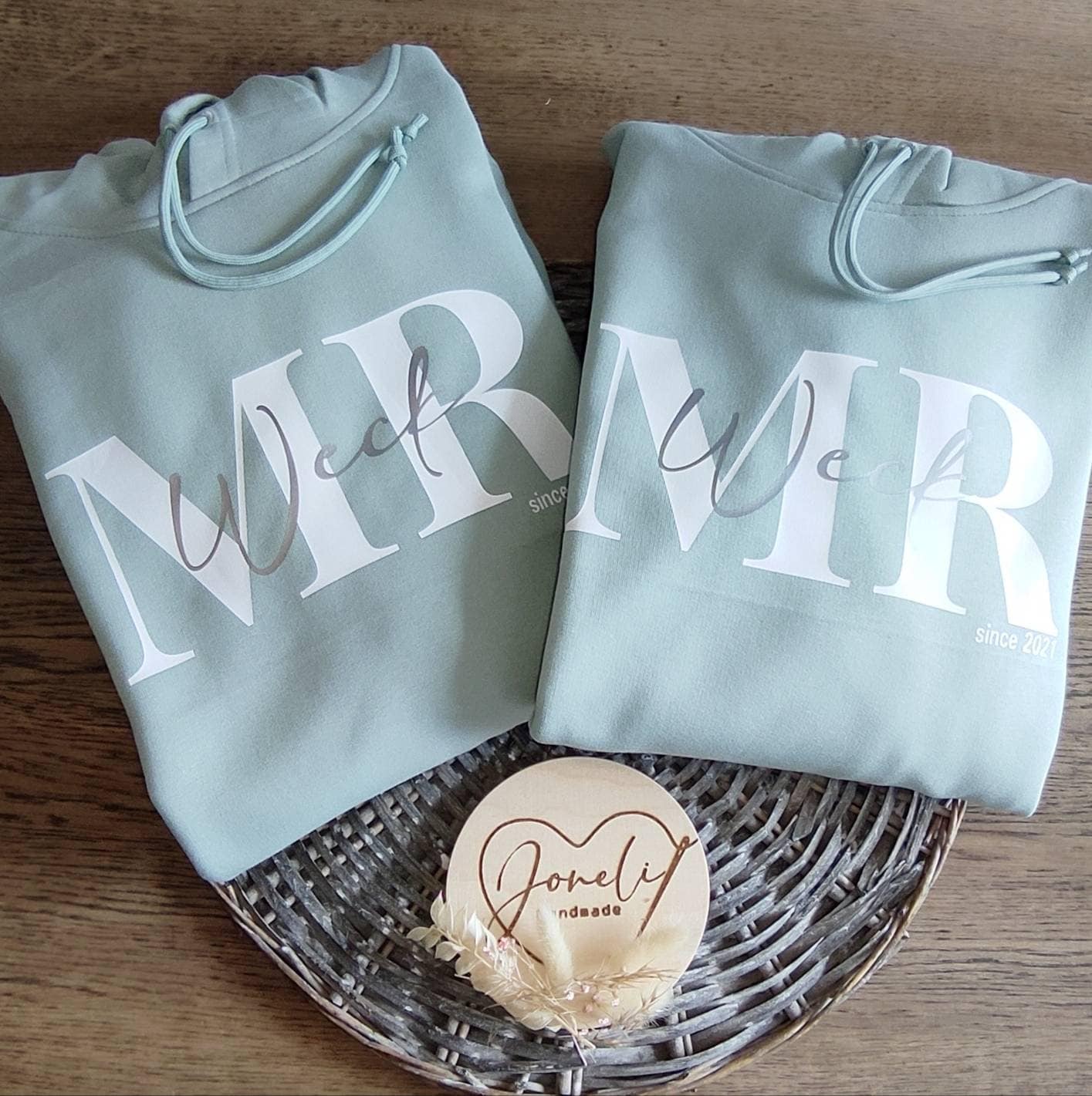 MRS & MR Hoodie Geschenk zur Verlobung oder zur Hochzeit