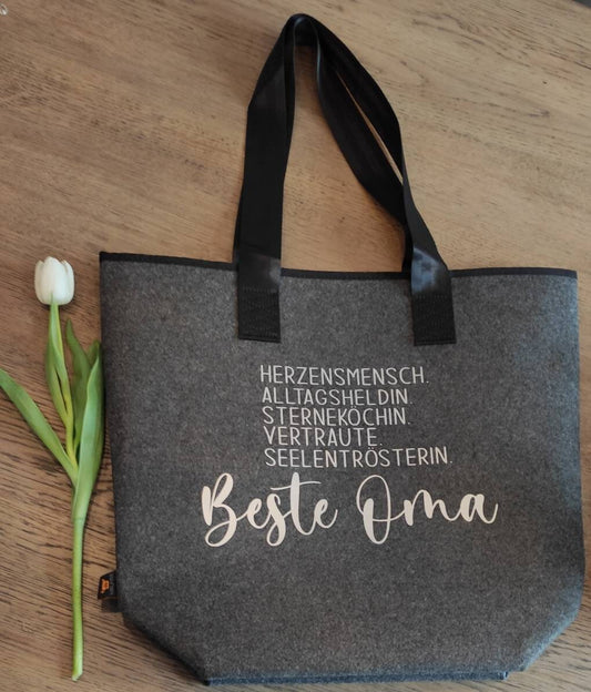 Personalisierte Tasche / Geschenk für Mama und Oma, Aufdruck auf verschiedenen Taschenmodelle siehe Bilder