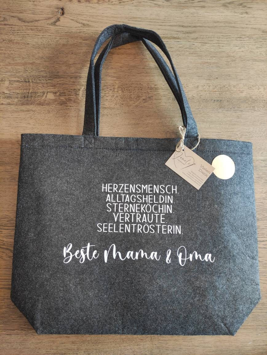 Personalisierte Tasche / Geschenk für Mama und Oma, Aufdruck auf verschiedenen Taschenmodelle siehe Bilder