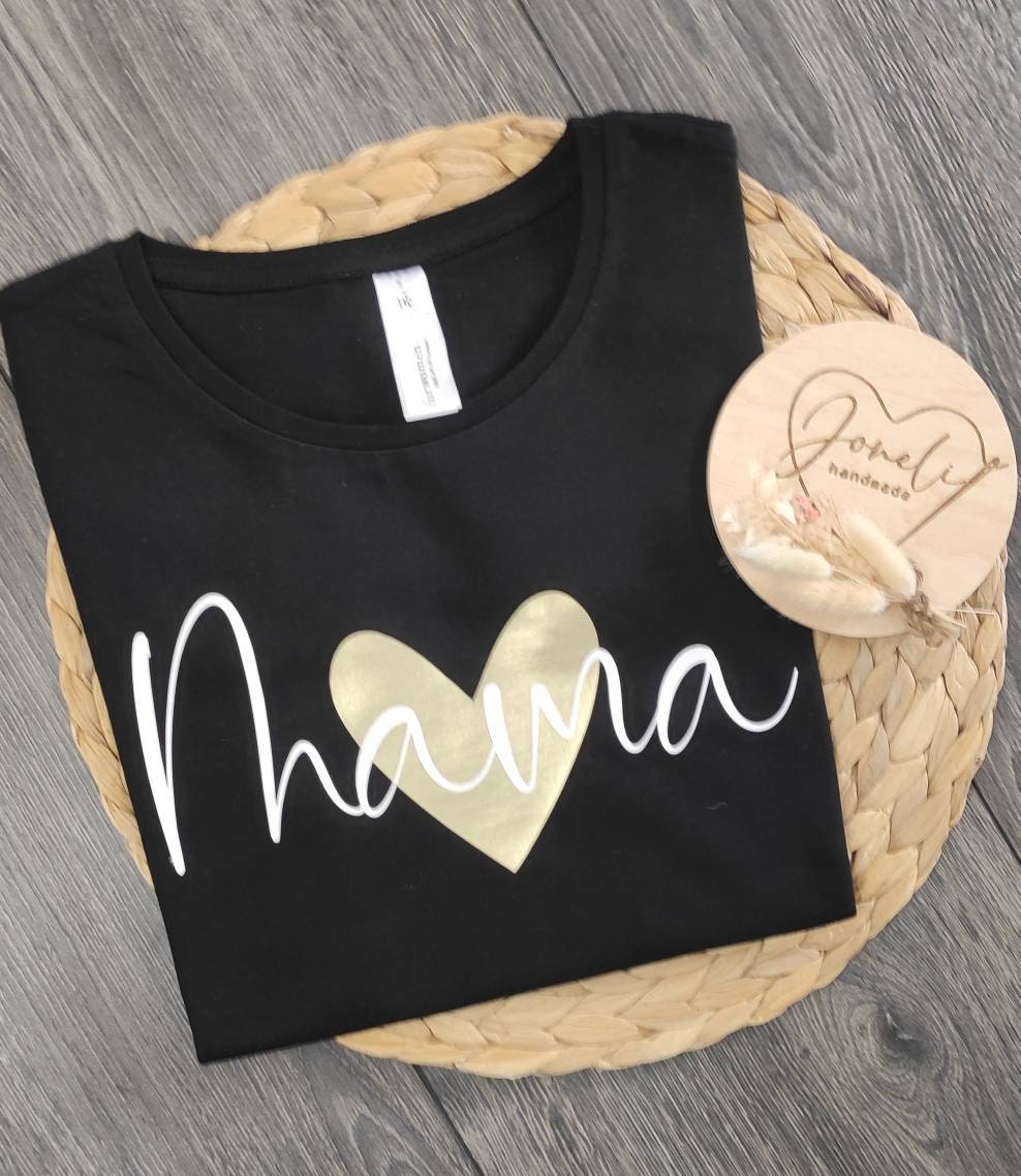 Mama T-Shirt / MOM / personalisiert mit den Namen der Kinder