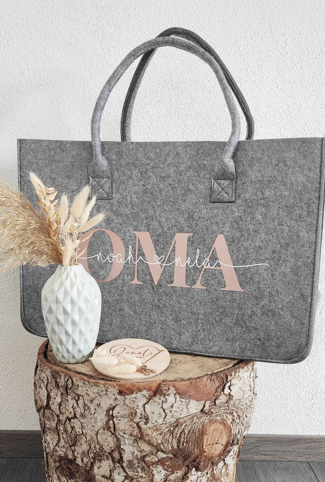 Tasche Oma/Mama mit den Namen der Enkel/Kinder / verschiedene Taschenmodelle