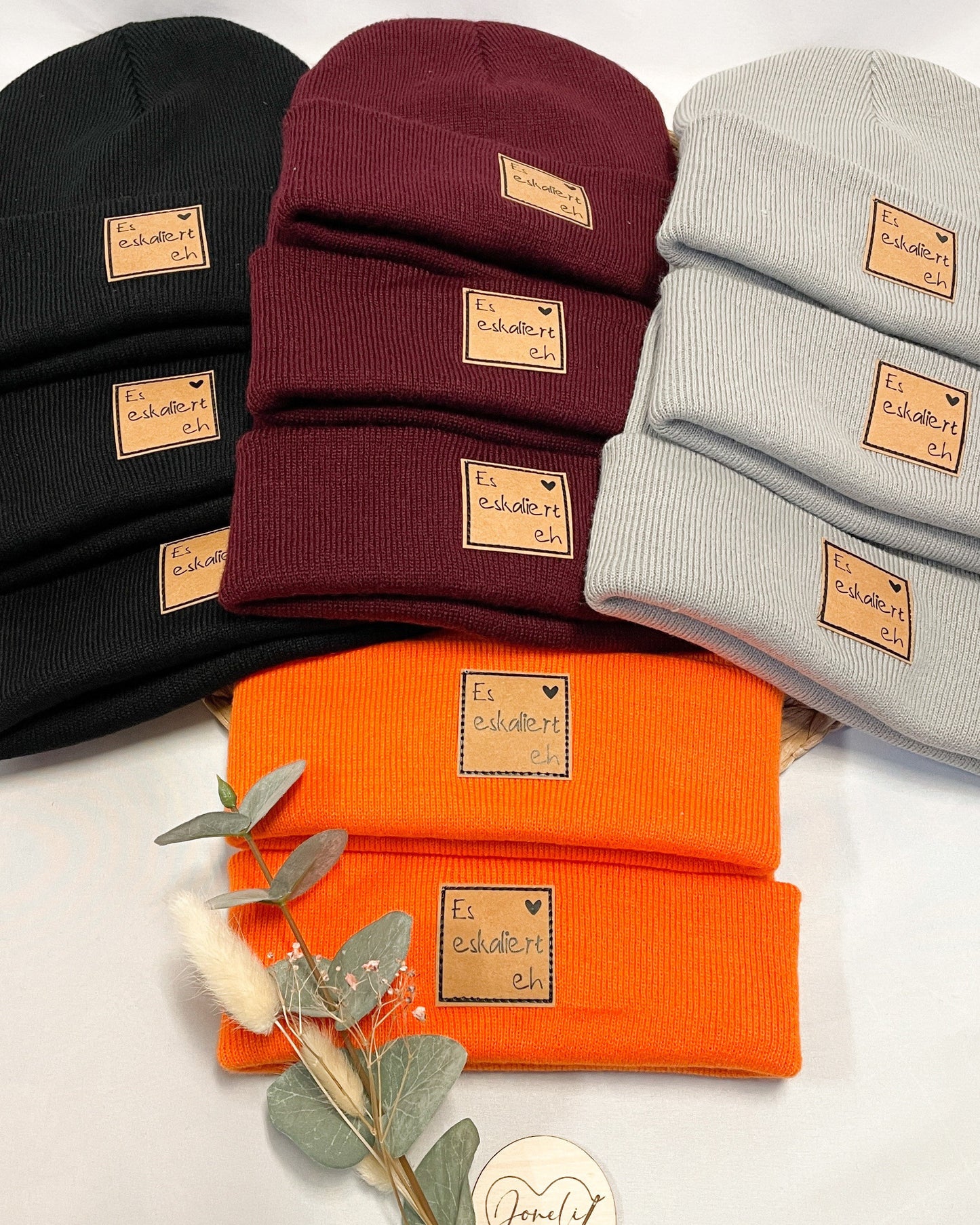 Hipster Beanie Unisex/ es eskaliert eh/ JGA / Festival/