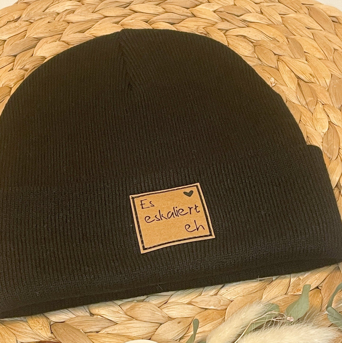 Hipster Beanie Unisex/ es eskaliert eh/ JGA / Festival/