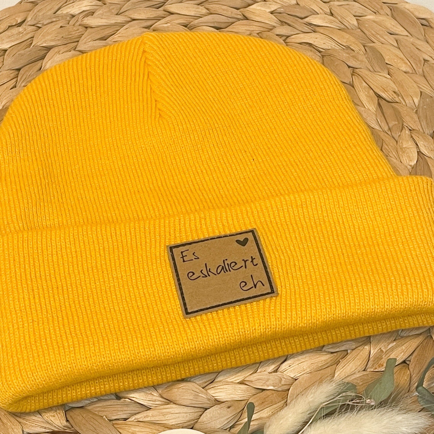 Hipster Beanie Unisex/ es eskaliert eh/ JGA / Festival/
