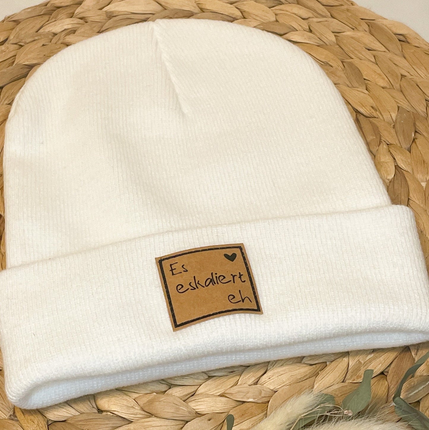 Hipster Beanie Unisex/ es eskaliert eh/ JGA / Festival/