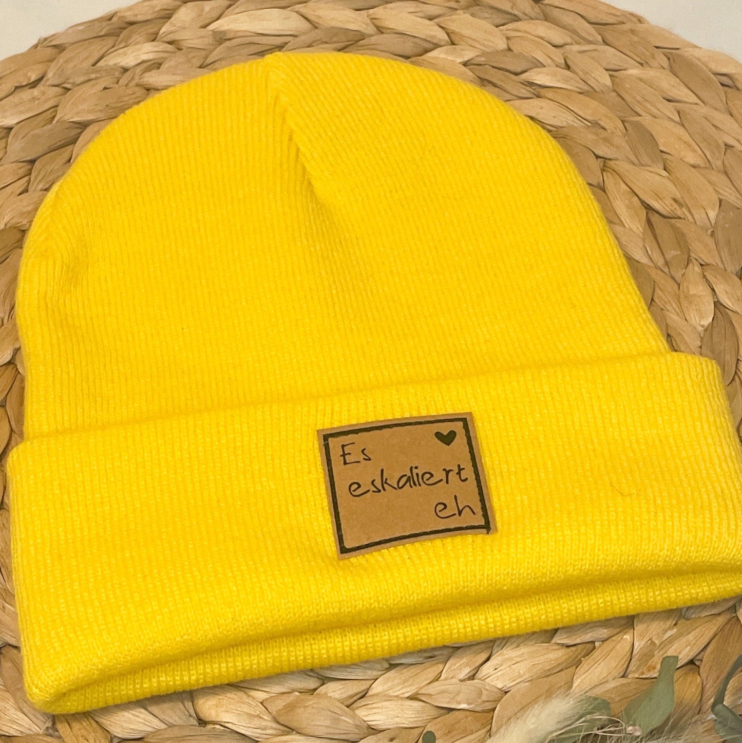 Hipster Beanie Unisex/ es eskaliert eh/ JGA / Festival/