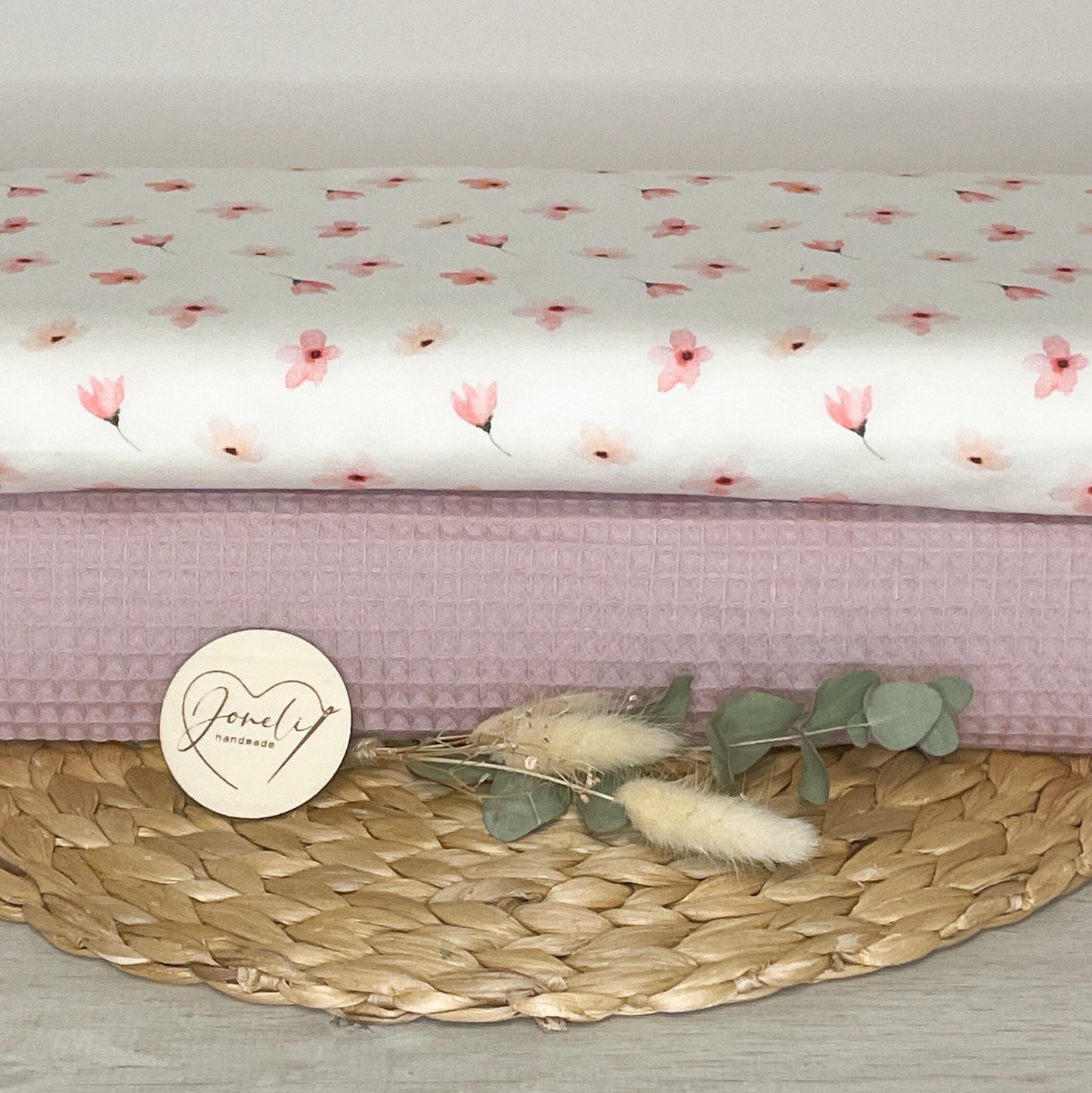 Waffelpique für dein Nähprojekt/ beige, altrosa, mint / Oeko-Tex zertifiziert / ab 0,5 m