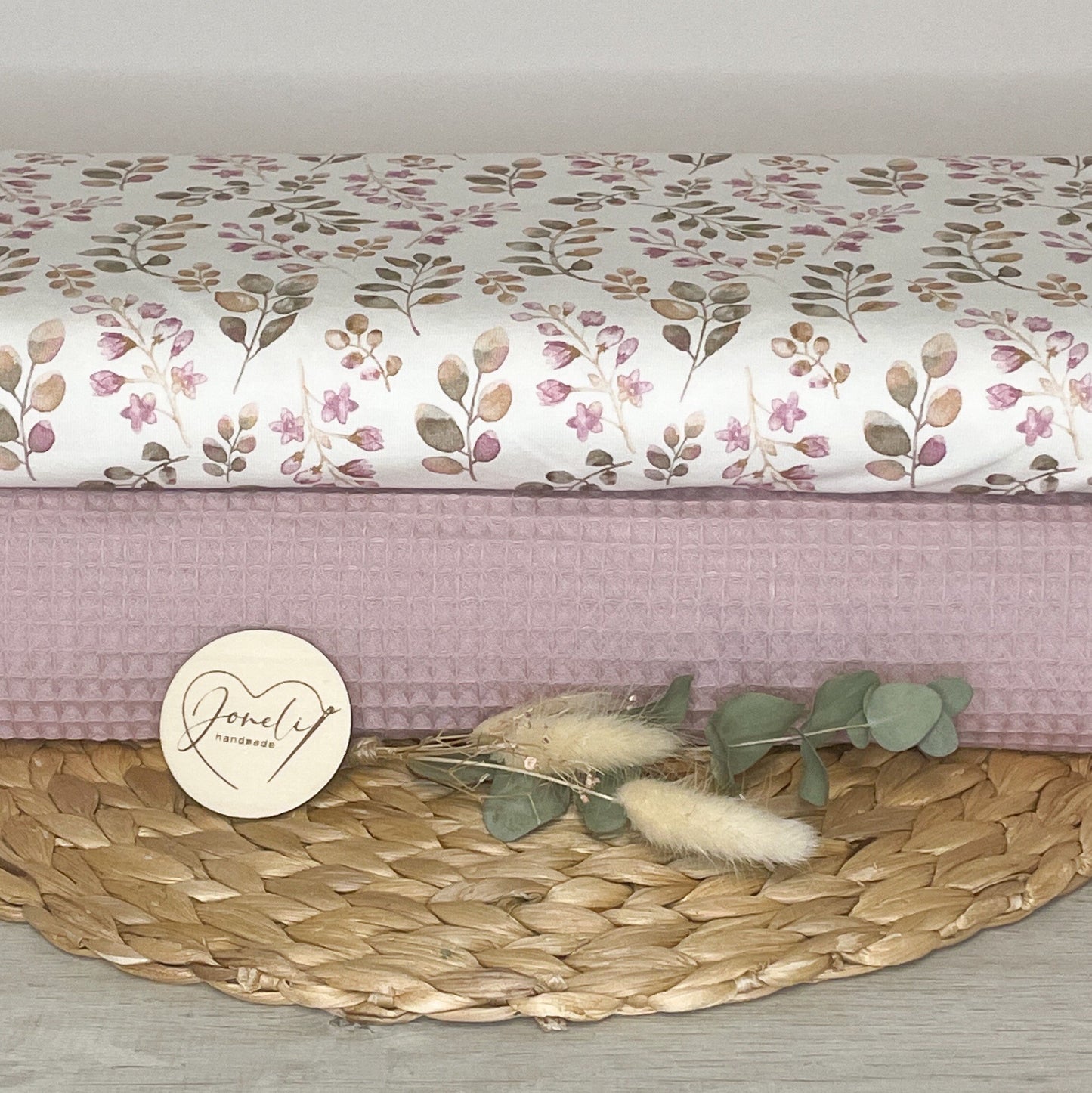 Waffelpique für dein Nähprojekt/ beige, altrosa, mint / Oeko-Tex zertifiziert / ab 0,5 m