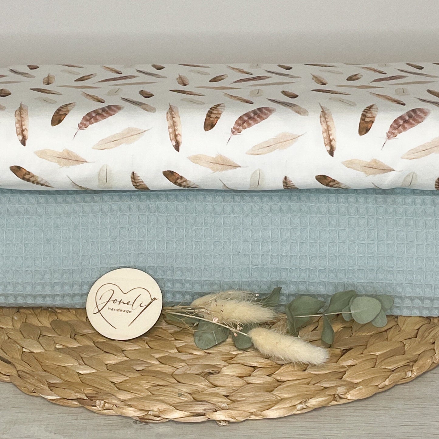 Waffelpique für dein Nähprojekt/ beige, altrosa, mint / Oeko-Tex zertifiziert / ab 0,5 m