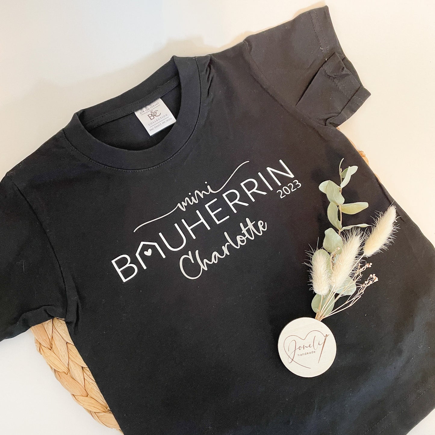 BAUHERR / BAUHERRIN personalisiertes T-Shirt / Geschenk für Bauherren
