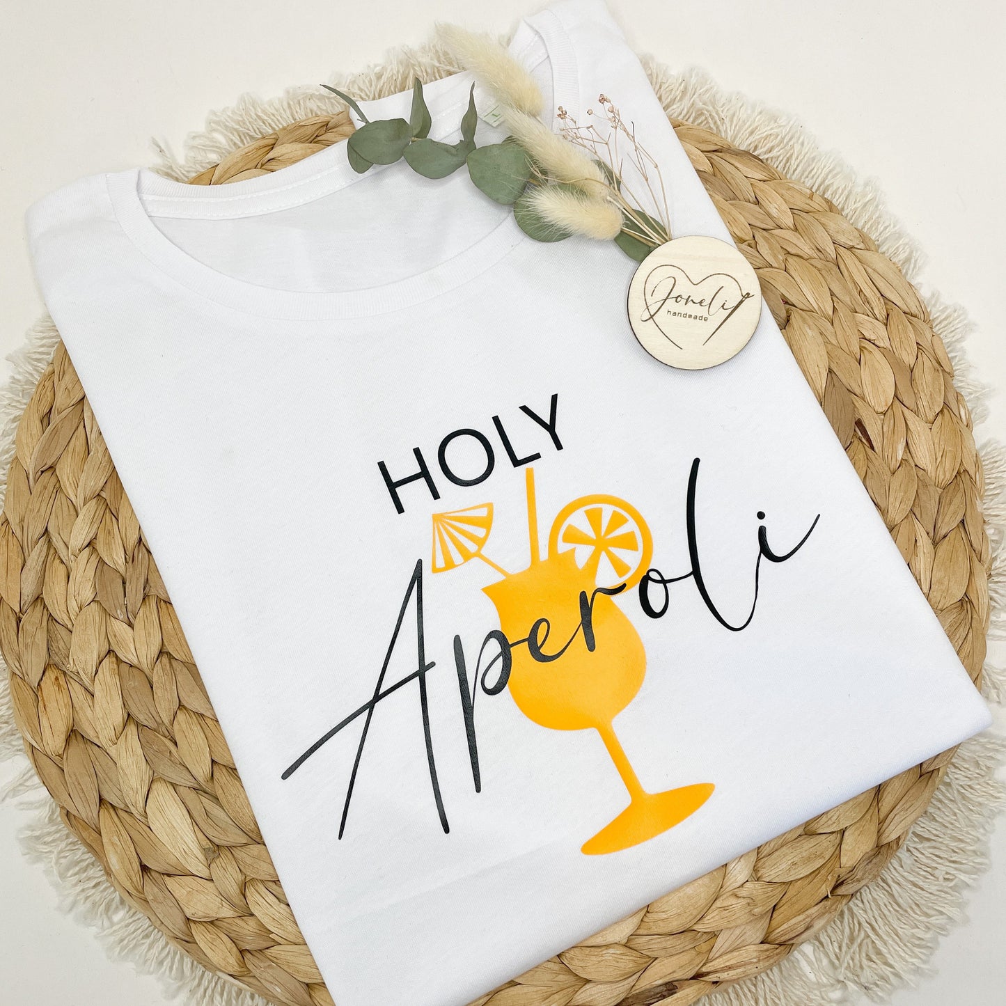 Holy Aperoli / Bedrucktes T-Shirt mit Aperol Spritz Aufdruck
