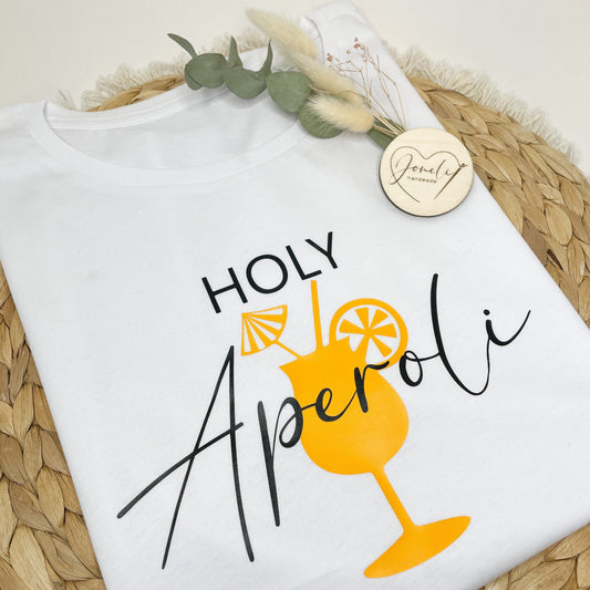 Holy Aperoli / Bedrucktes T-Shirt mit Aperol Spritz Aufdruck