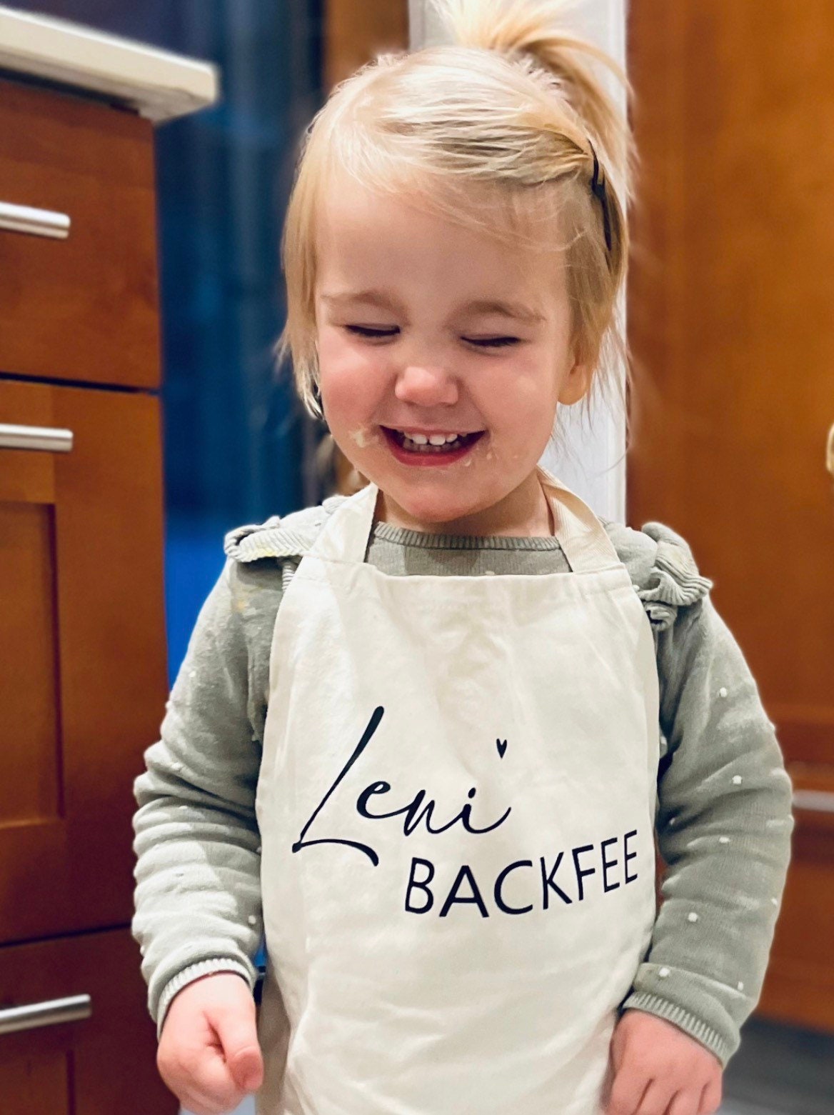 Personalisierte Kochschürze für Kinder mit deinem Wunschaufdruck