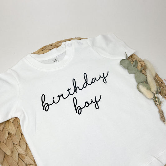 Geburtstags T-Shirt für Jungs und Mädchen Birthday Boy, Birthday Girl
