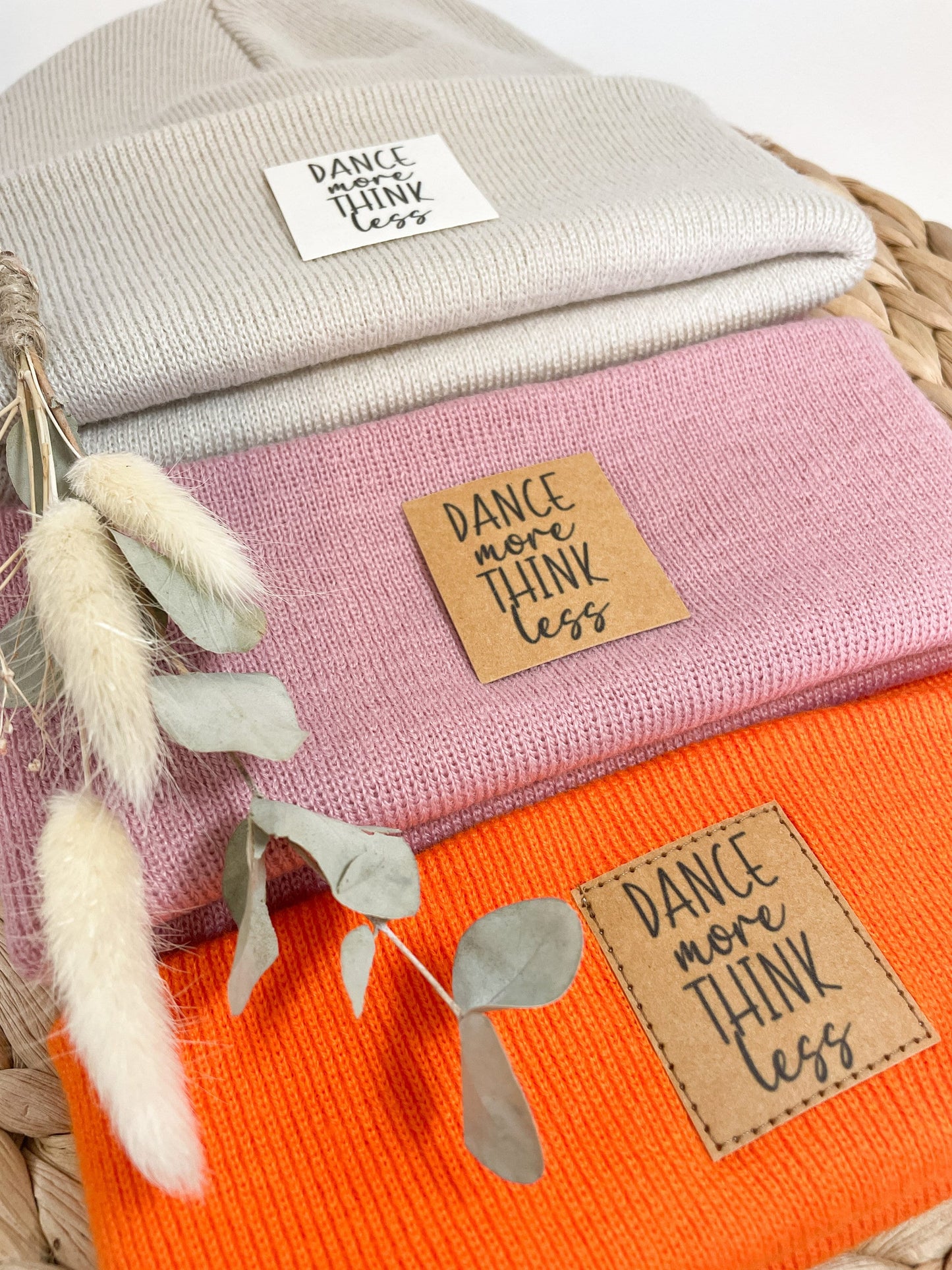 Hipster Beanie Unisex/ dance more think less/ JGA / Festival/