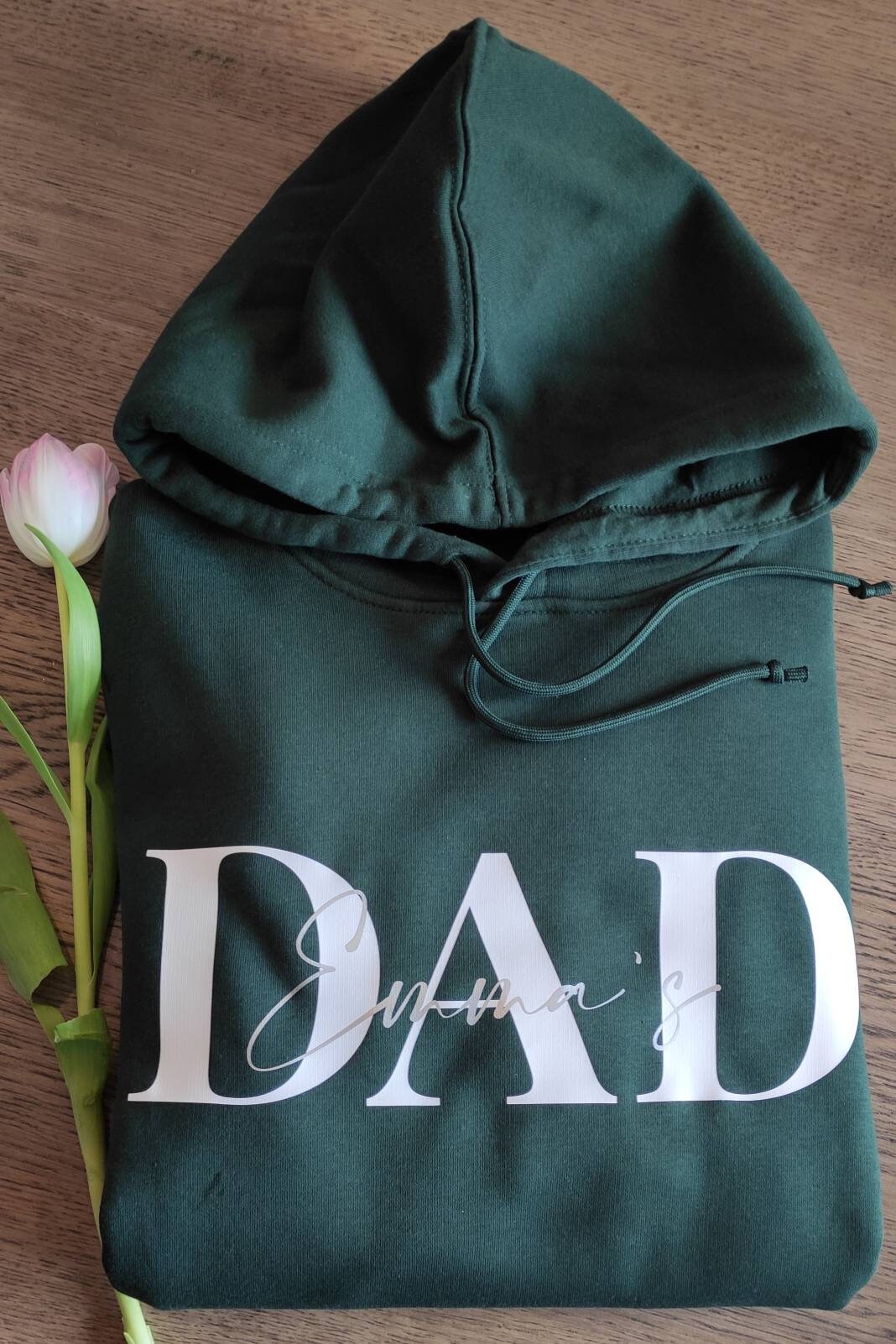 Hoodie MOM/MAMA personalisiert Namen Kinder Pullover gold silber Leo rosegold Geschenk