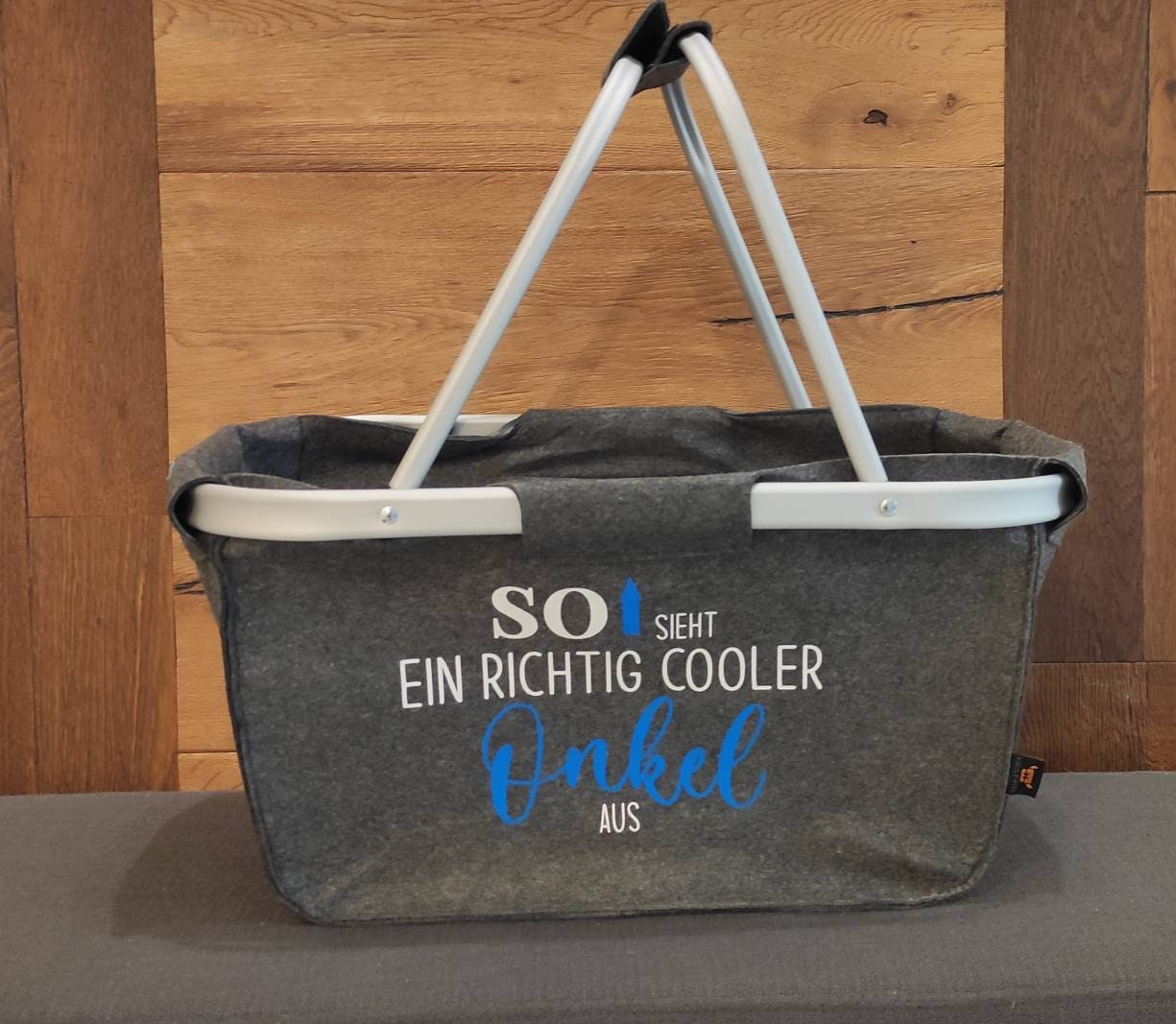 Einkaufskorb OMA mit dem Namen der Enkel oder deinem Wunschaufdruck
