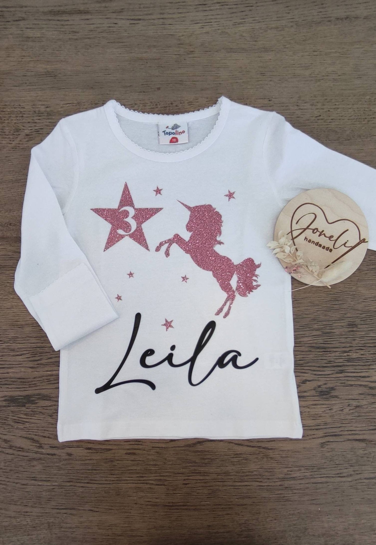 Geburtstagsshirt langarm für Mädchen