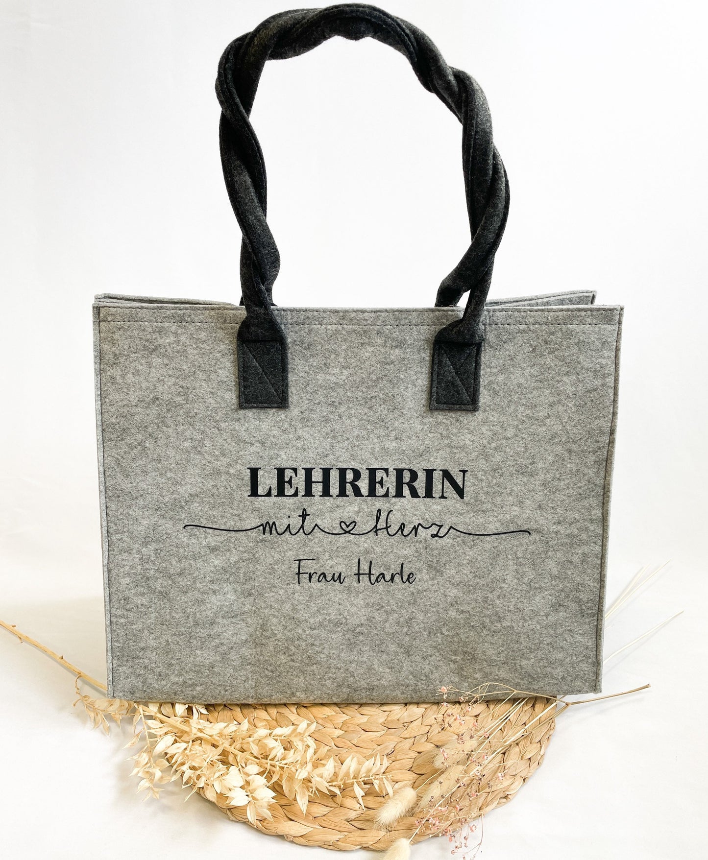 Lehrerin mit Herz untersch. Designs, Abschiedsgeschenk, Dankeschön / verschiedene Taschenmodelle