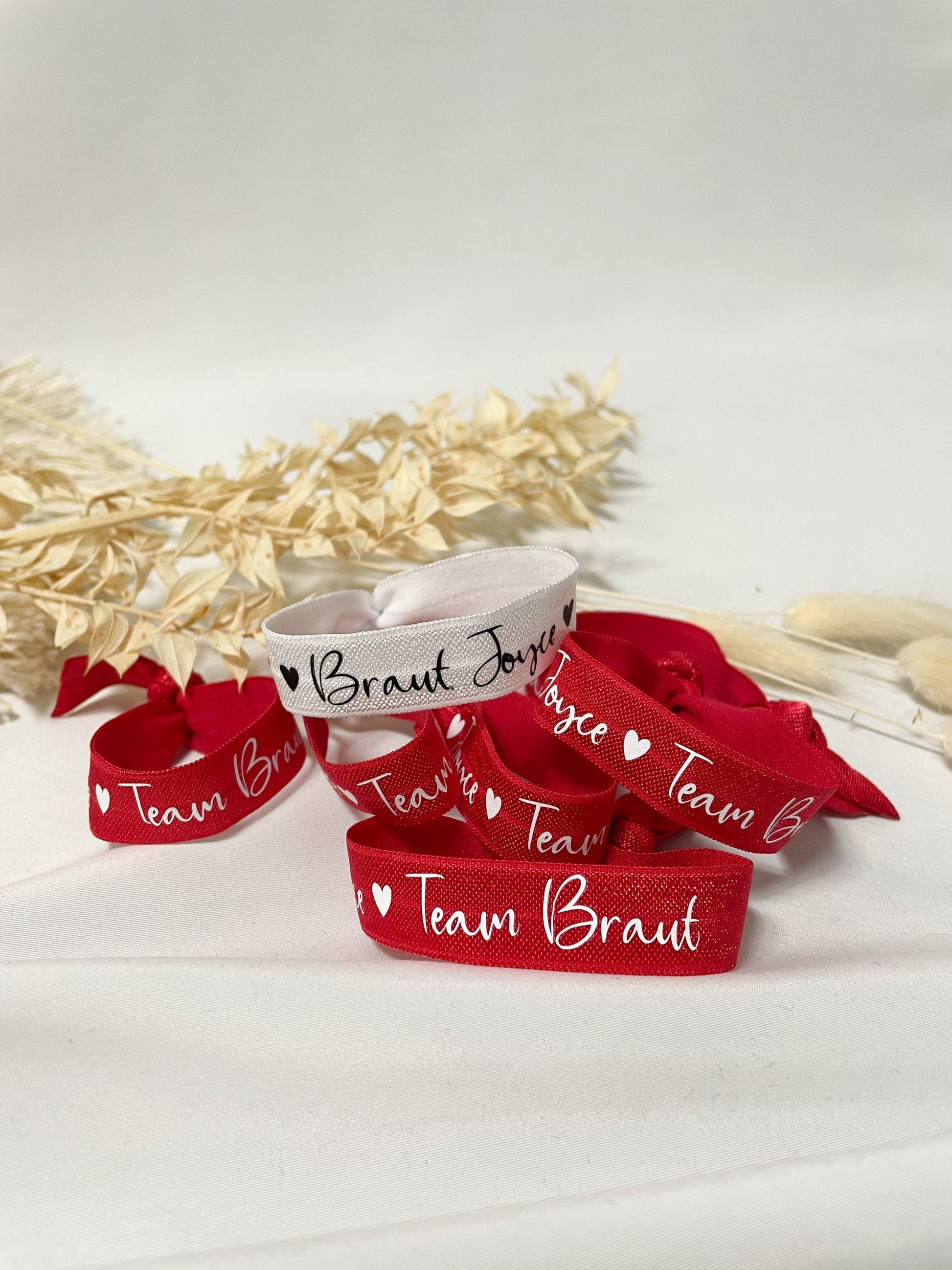 Elastisches Armband mit deinem Wunschaufdruck/ Gastgeschenk/Freundschaftsarmband/Junggesellinnenabschied