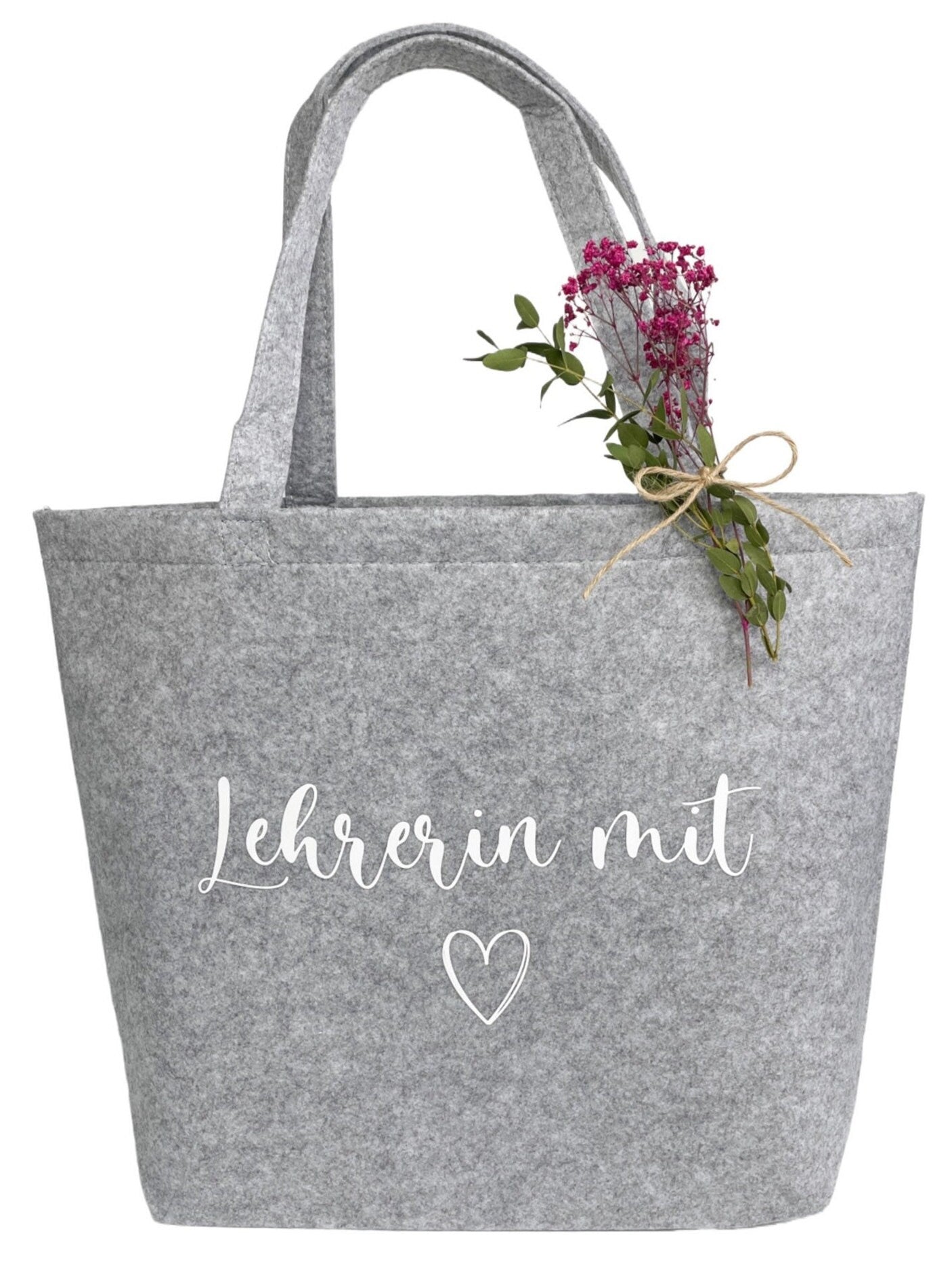 Lehrerin mit Herz untersch. Designs, Abschiedsgeschenk, Dankeschön / verschiedene Taschenmodelle